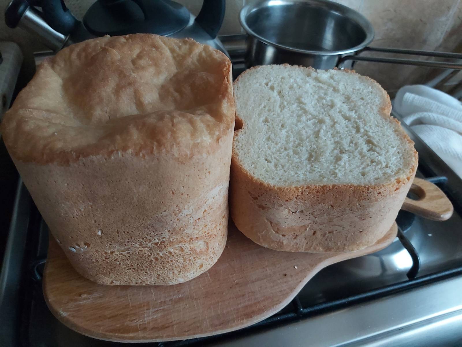 With no bread to buy, today Zakhida baked her own [Courtesy of Zakhida Adylova]