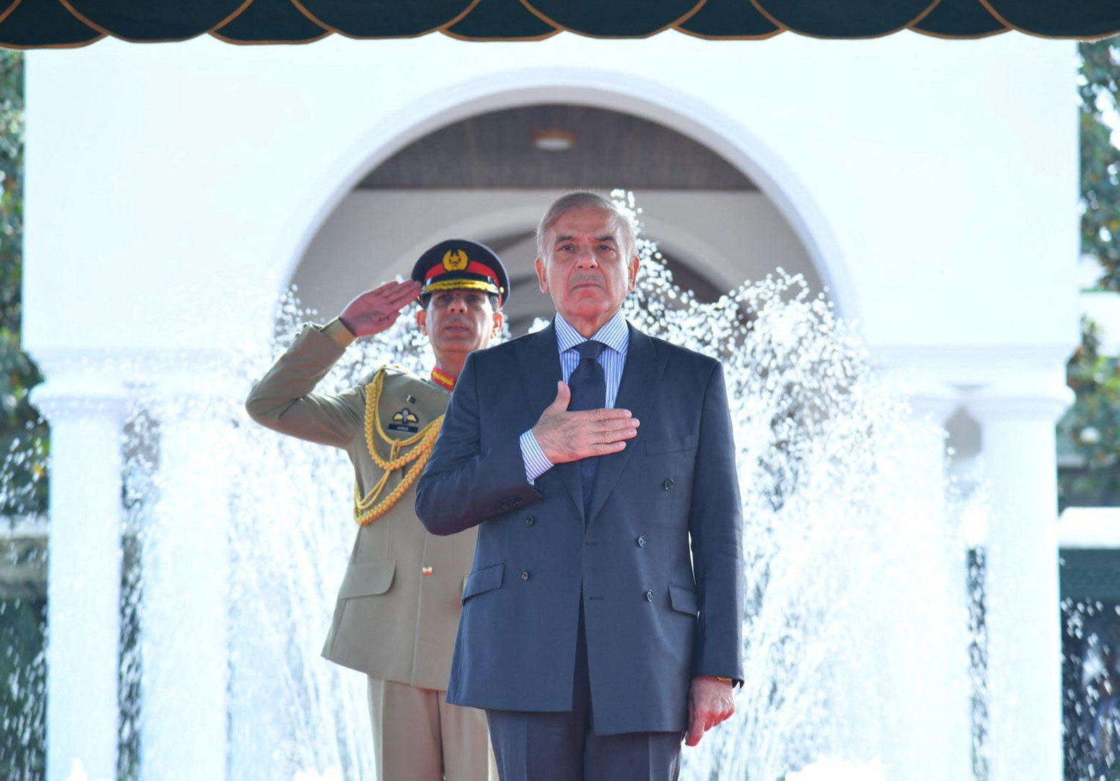 Pakistan's Prime Minister Shehbaz Sharif