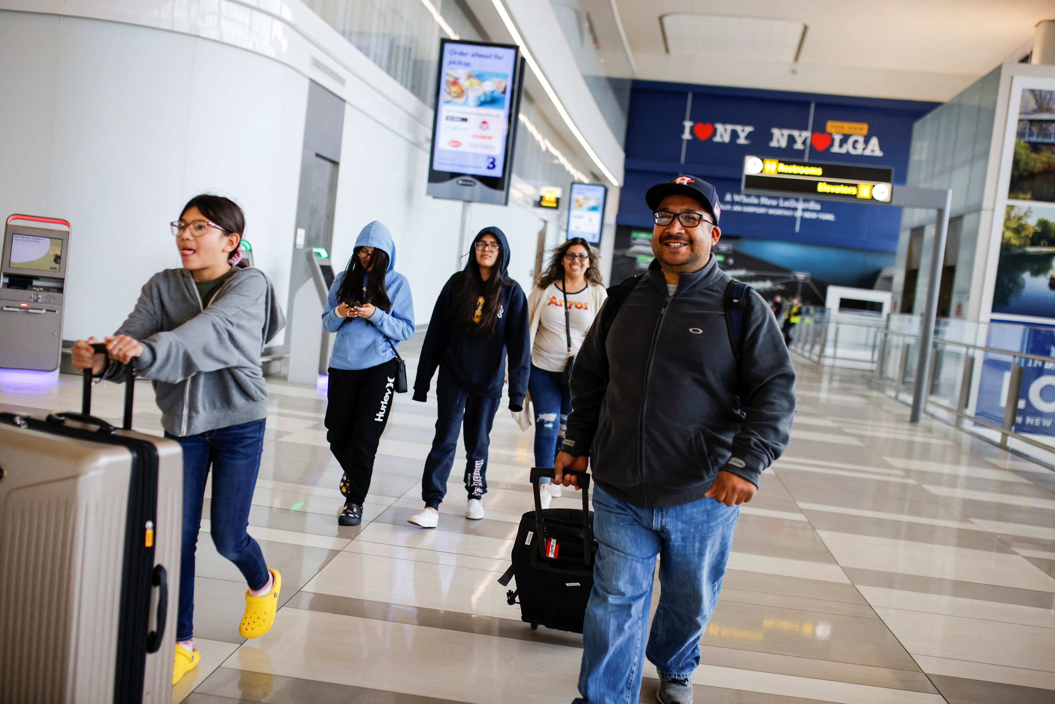 People in airport
