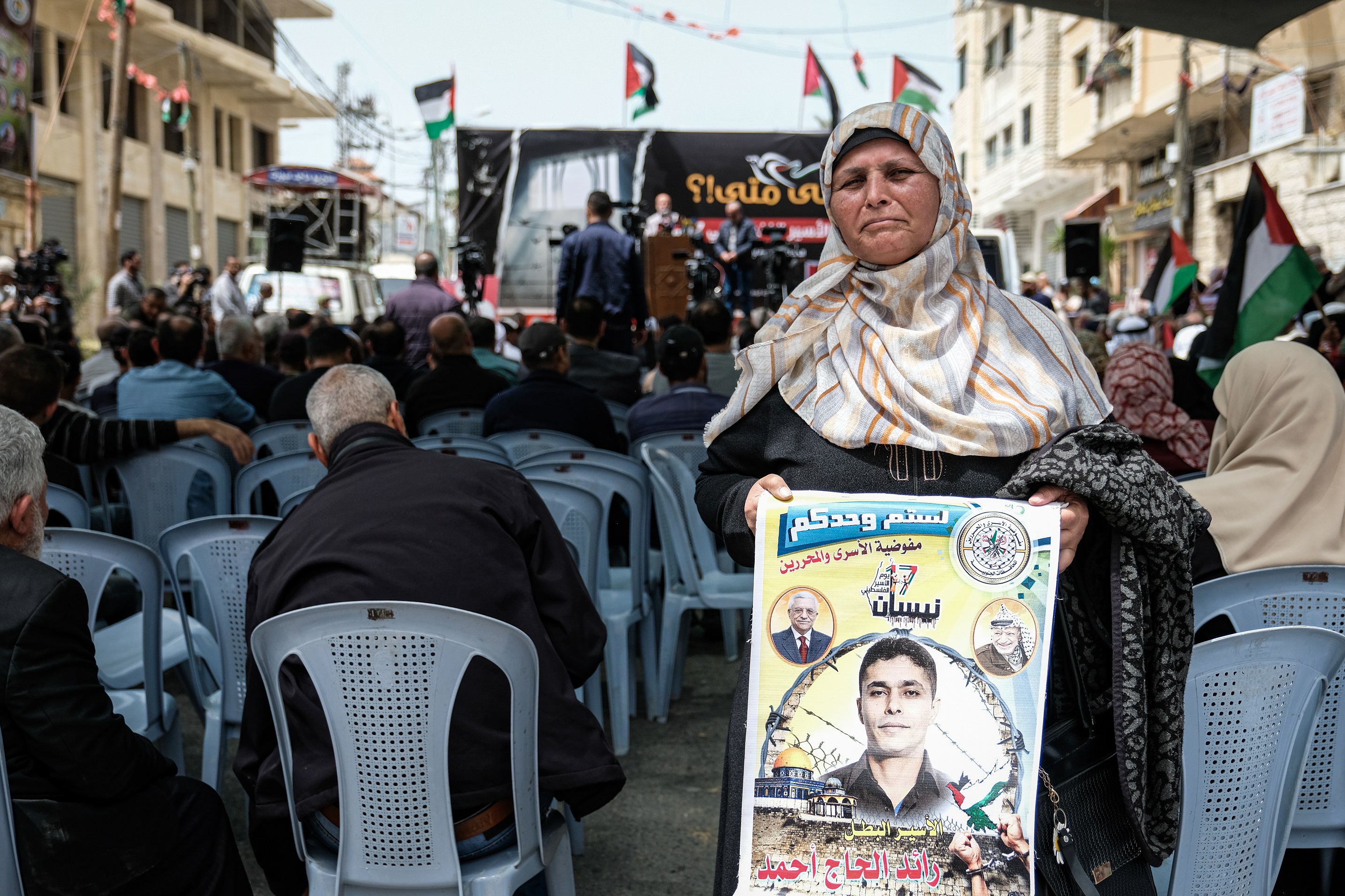 Samira al-Haj Ahmad, 56, mother of a prisoner sentenced to 20 years in Israeli jails