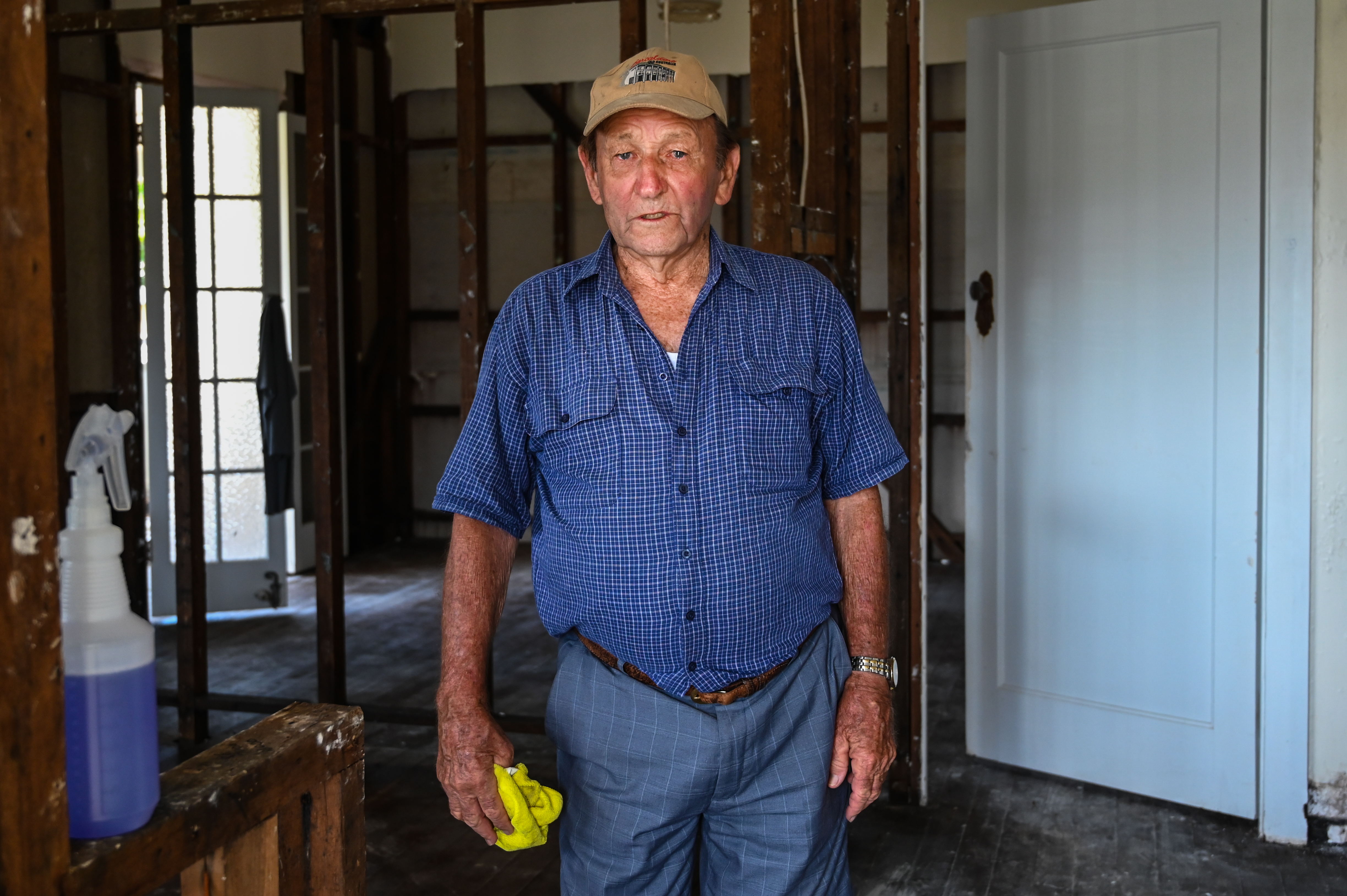 Woodburn resident Toby Bell lost everything but the clothes he was wearing to the floods