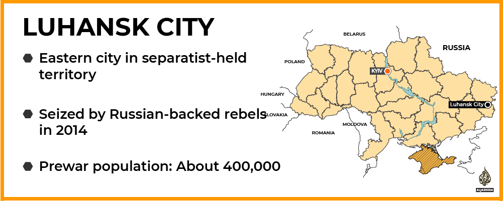 Luhansk map