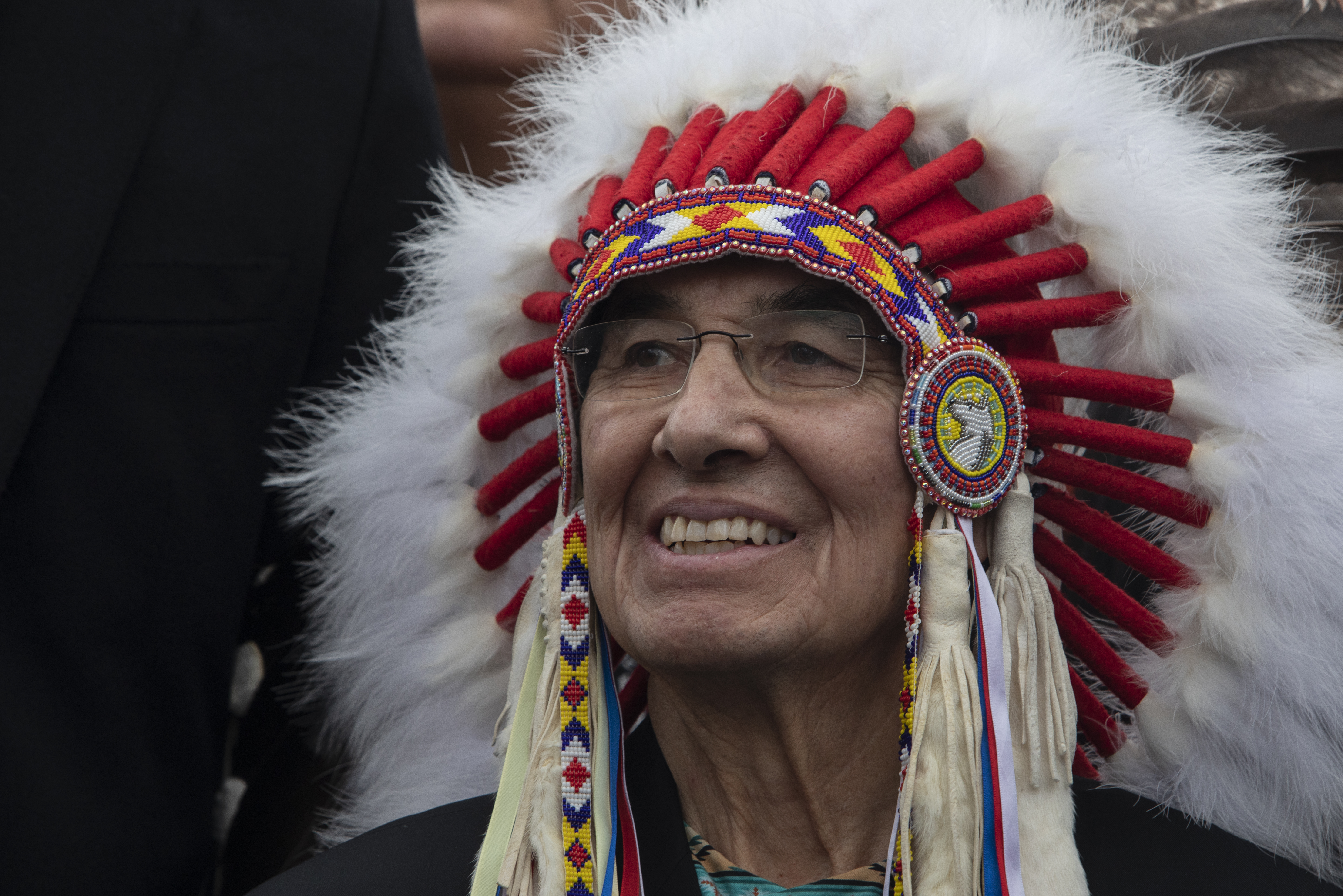 Chief Wilton Littlechild in Rome, Italy on March 31, 2022