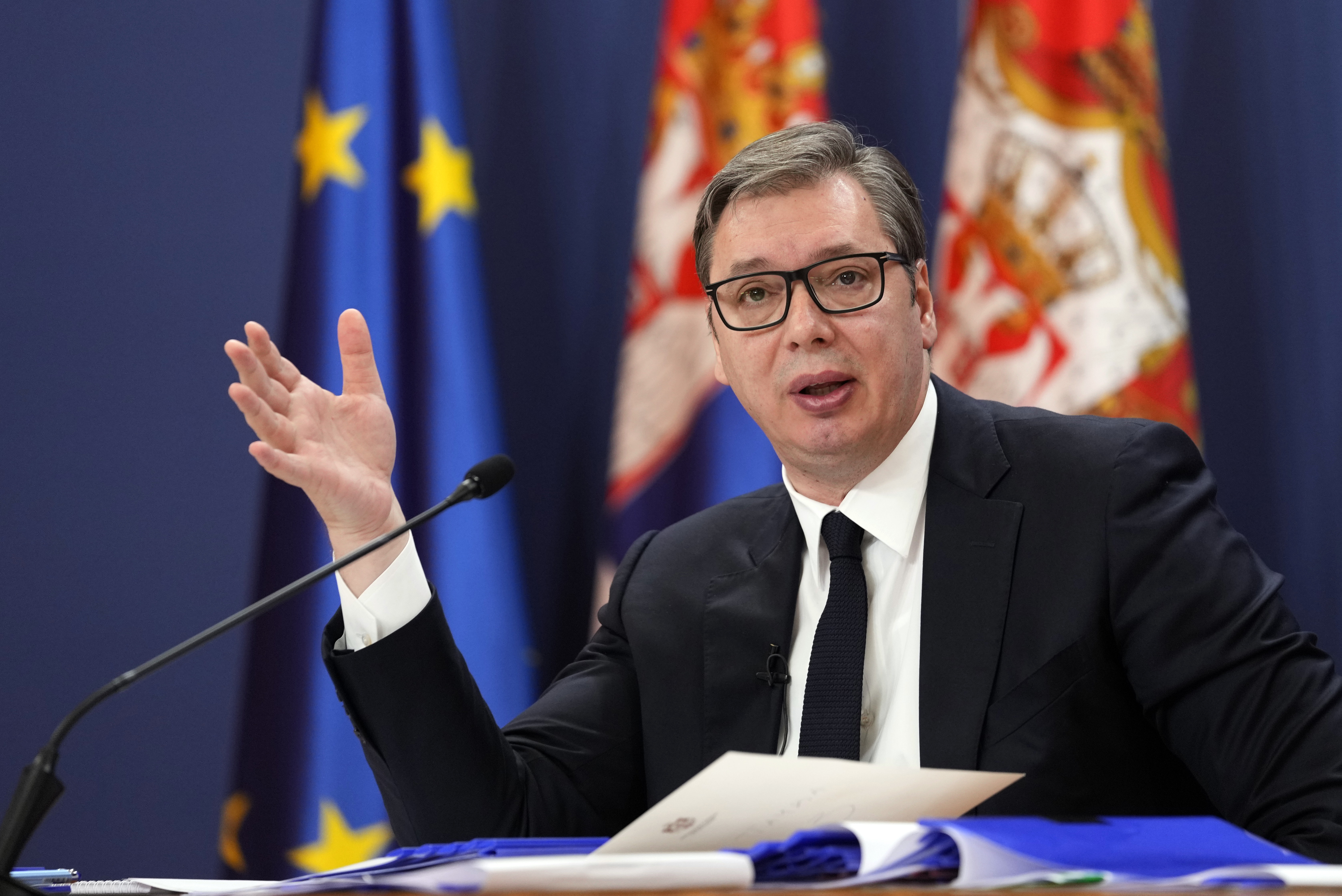 ‘We will fight as long as we can to maintain our [independent] policy,’ Serbian President Aleksandar Vucic said