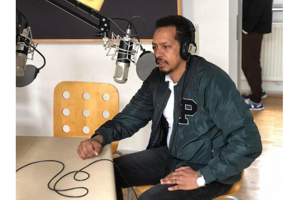 Mohamud Abdi worked as a journalist in Somalia but fled the conflict there to arrive in Ukraine in 2015 [Courtesy: Mohamud Abdi]