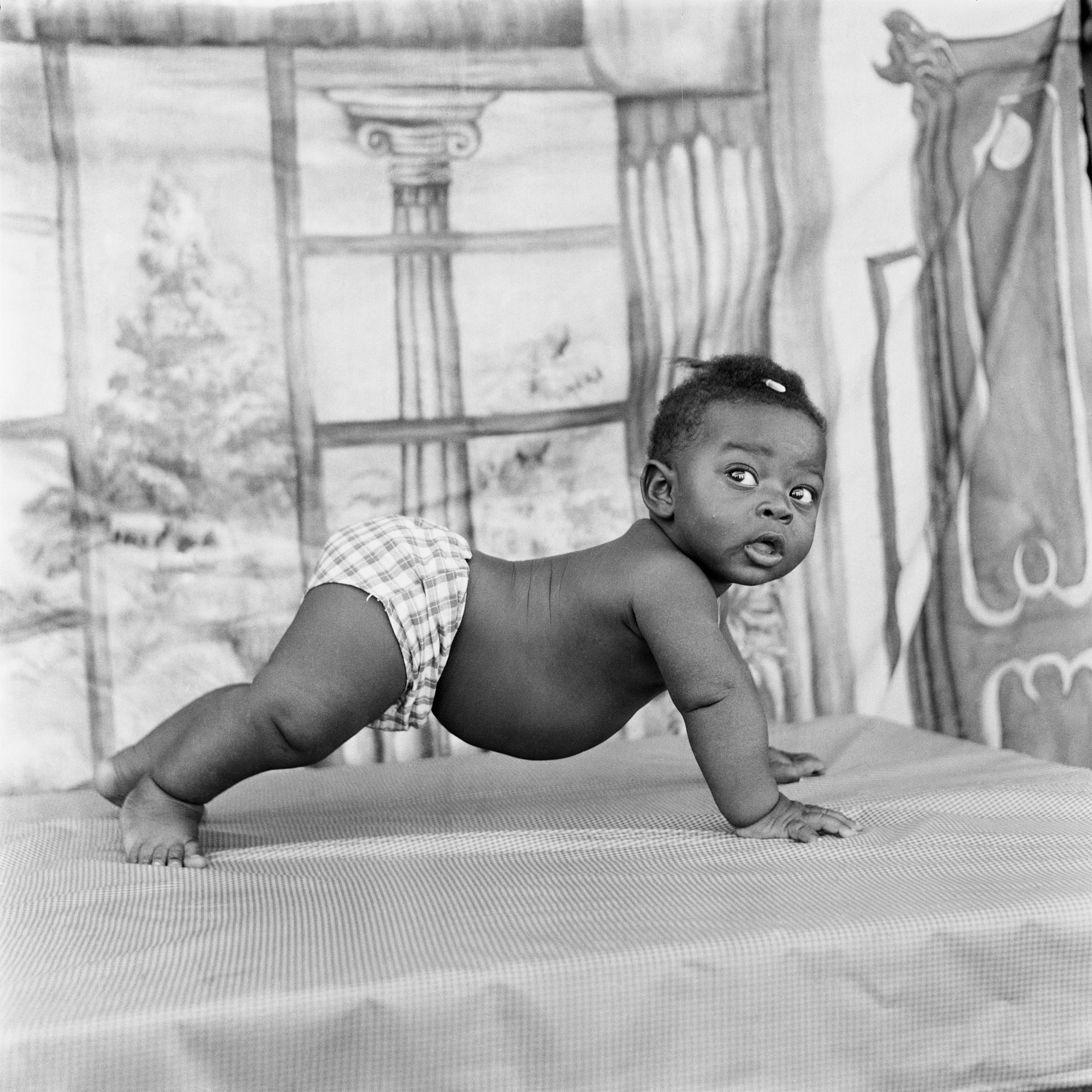 Baby on All Fours, Eric Nii Addoquaye Ankhra, Ever Young Studio, Accra, c. 1952