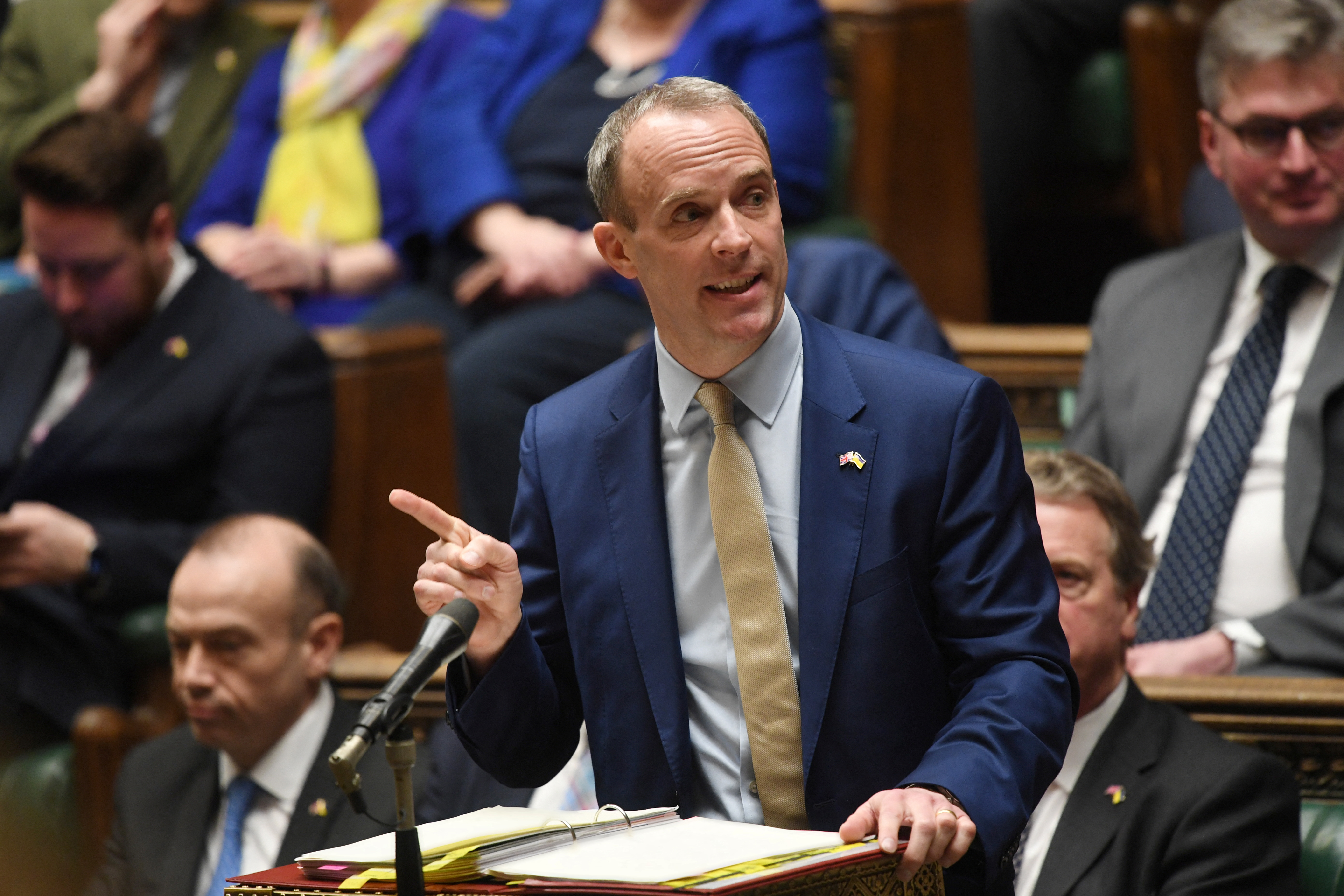 British Deputy Prime Minister and Justice Secretary Dominic Raab