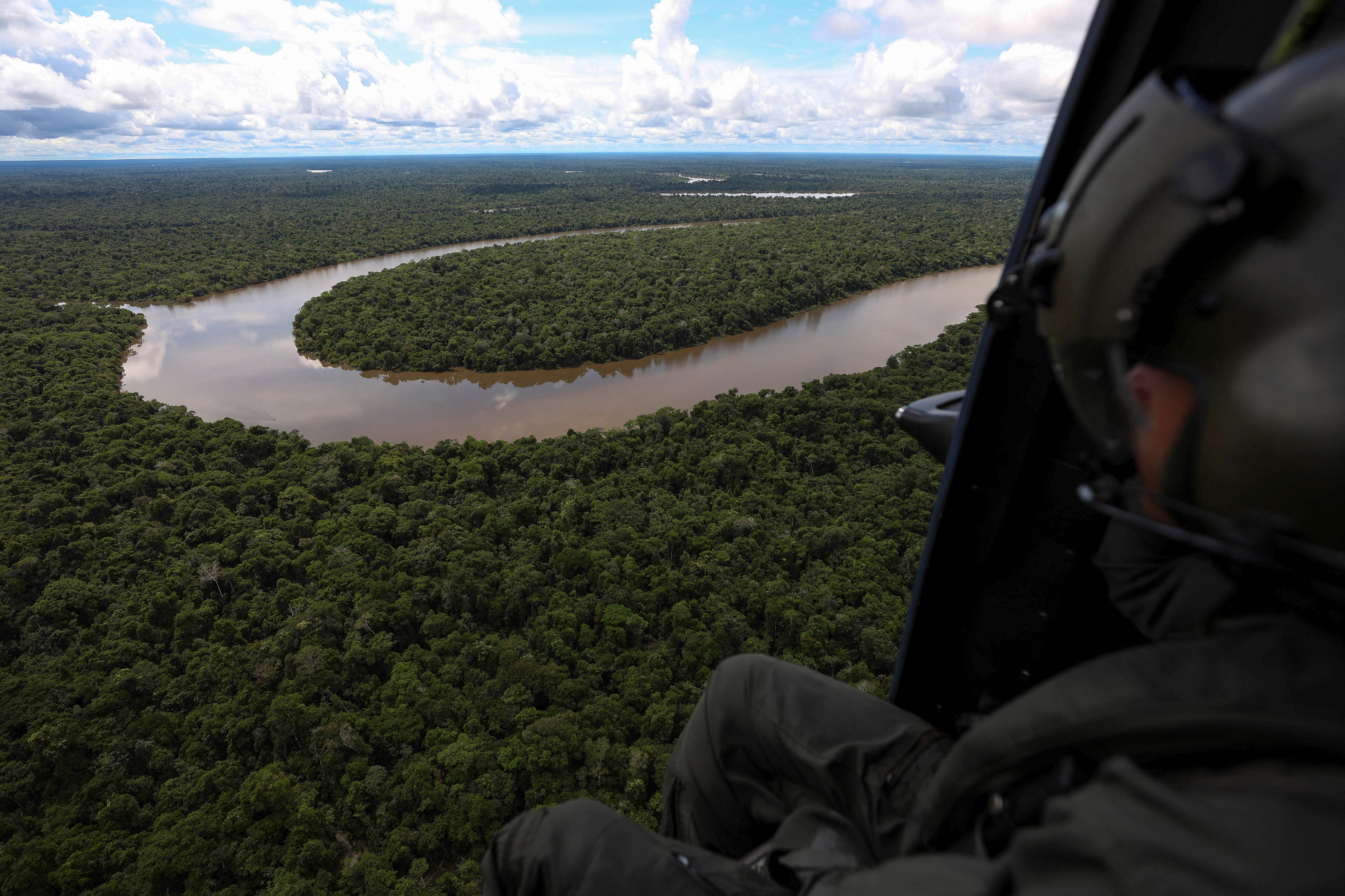Brazil has stepped up efforts to find the two missing men who disappeared last weekend in a remote part of the Amazon rainforest near the border with Peru