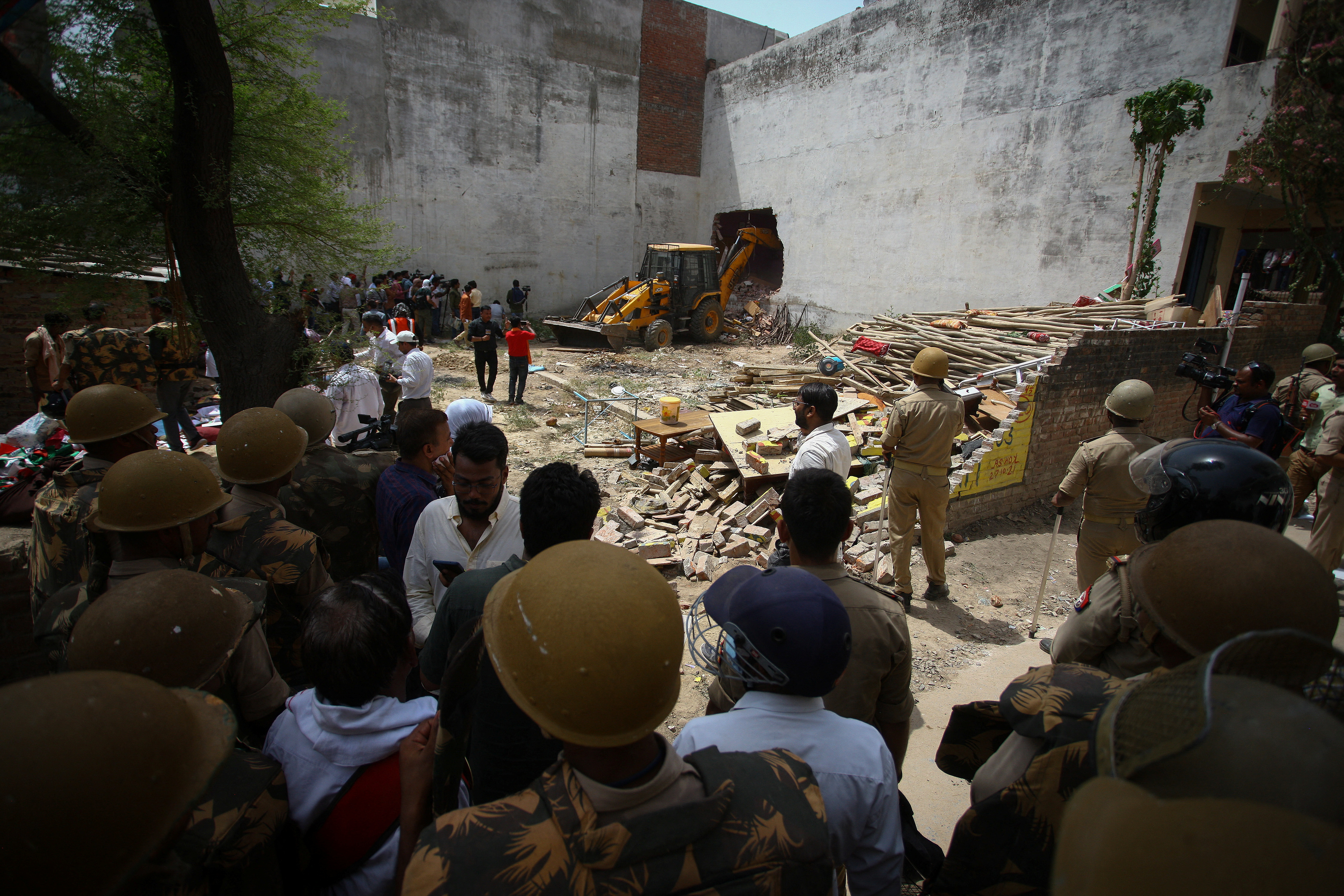 Afreen Fatima house bulldozed