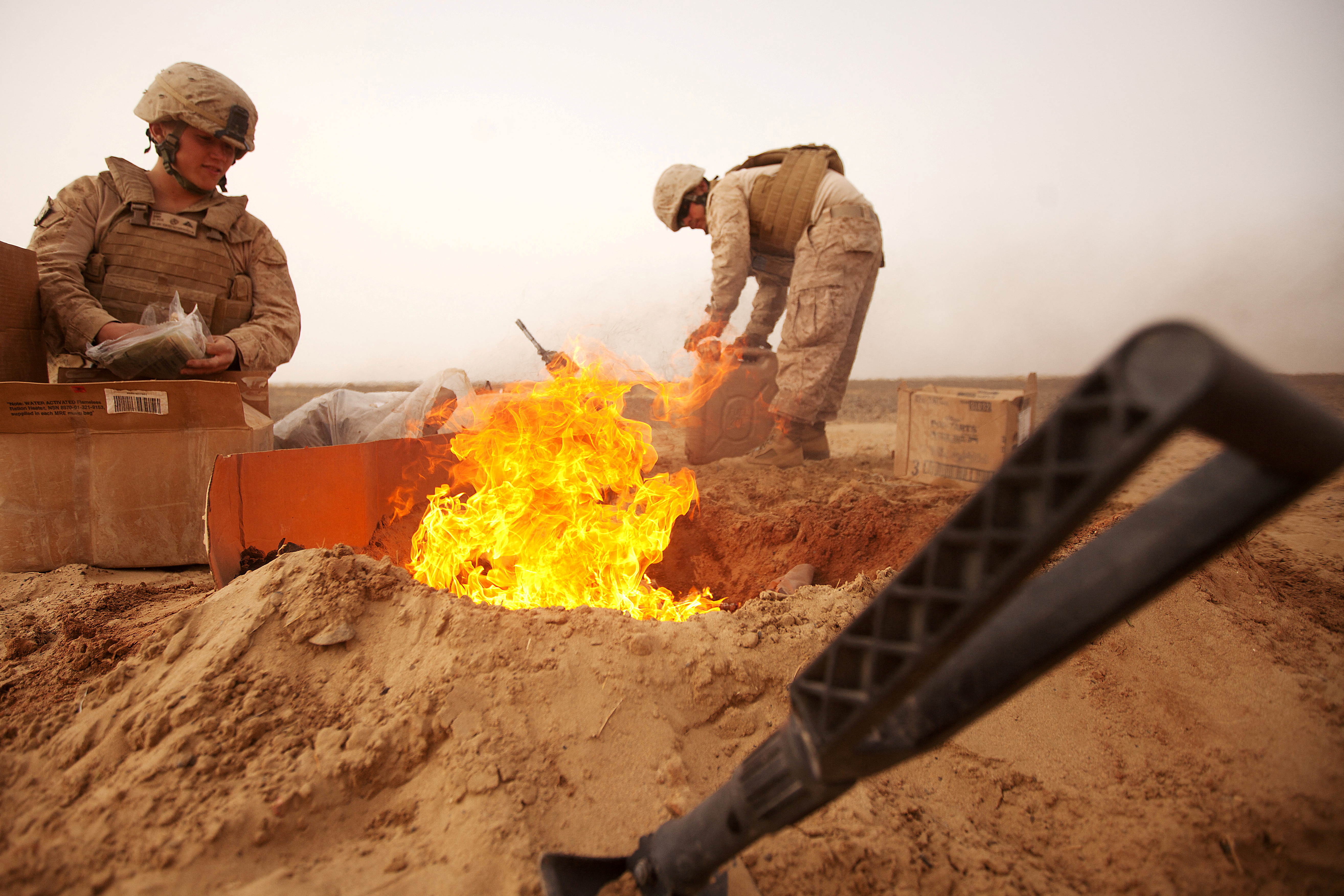 Burn pit