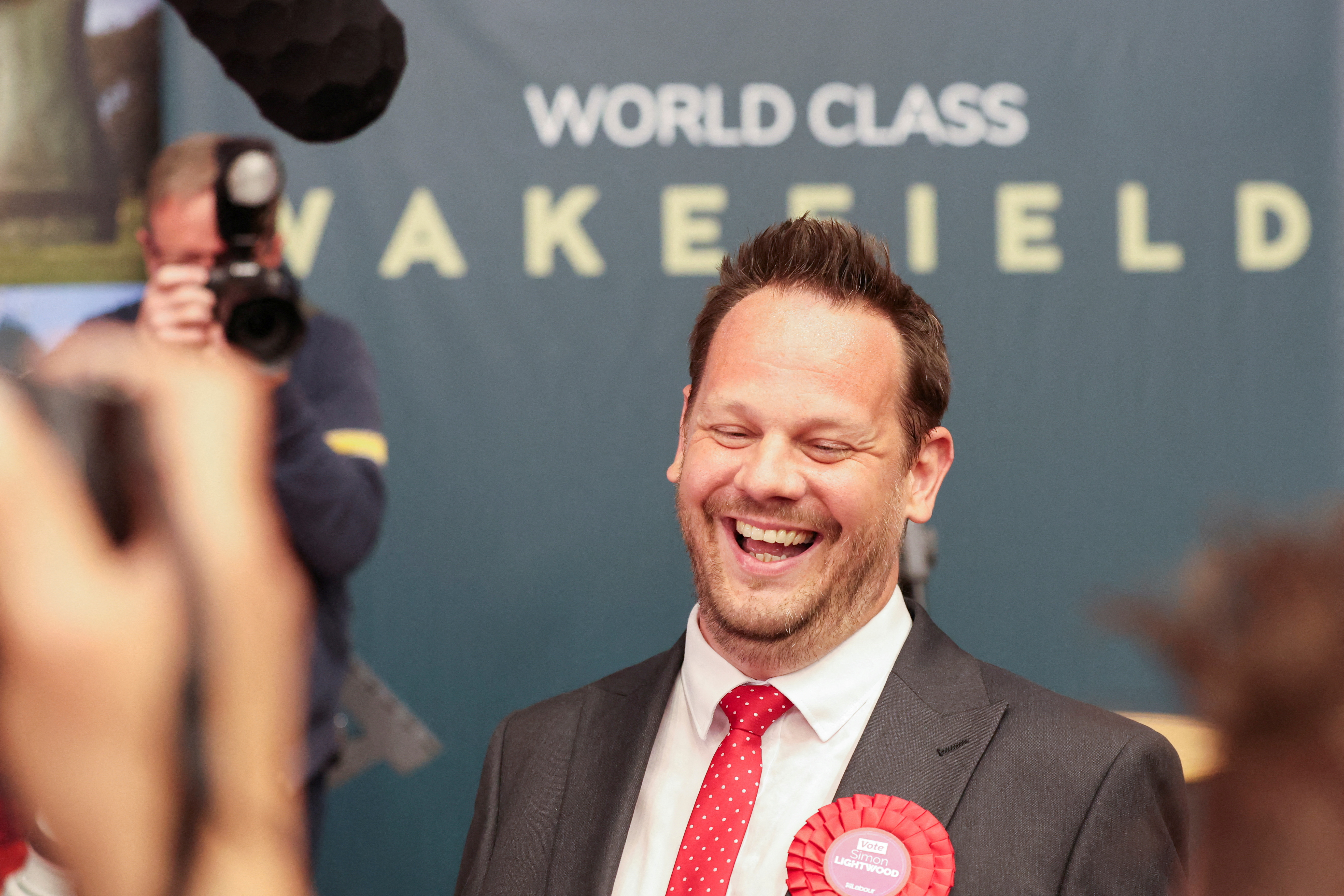 Labour party candidate Simon Lightwood