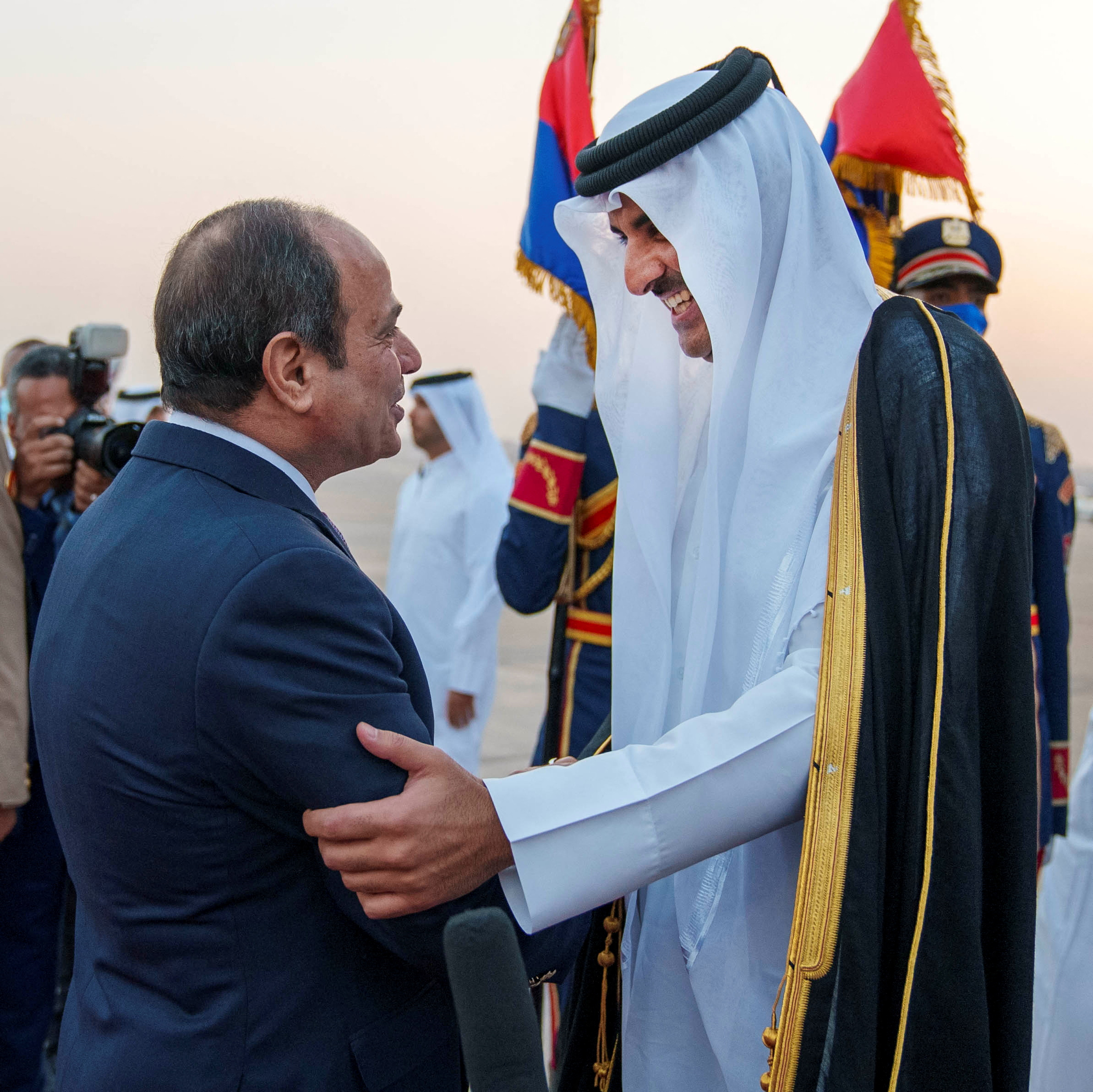 Qatar Emir in Egypt