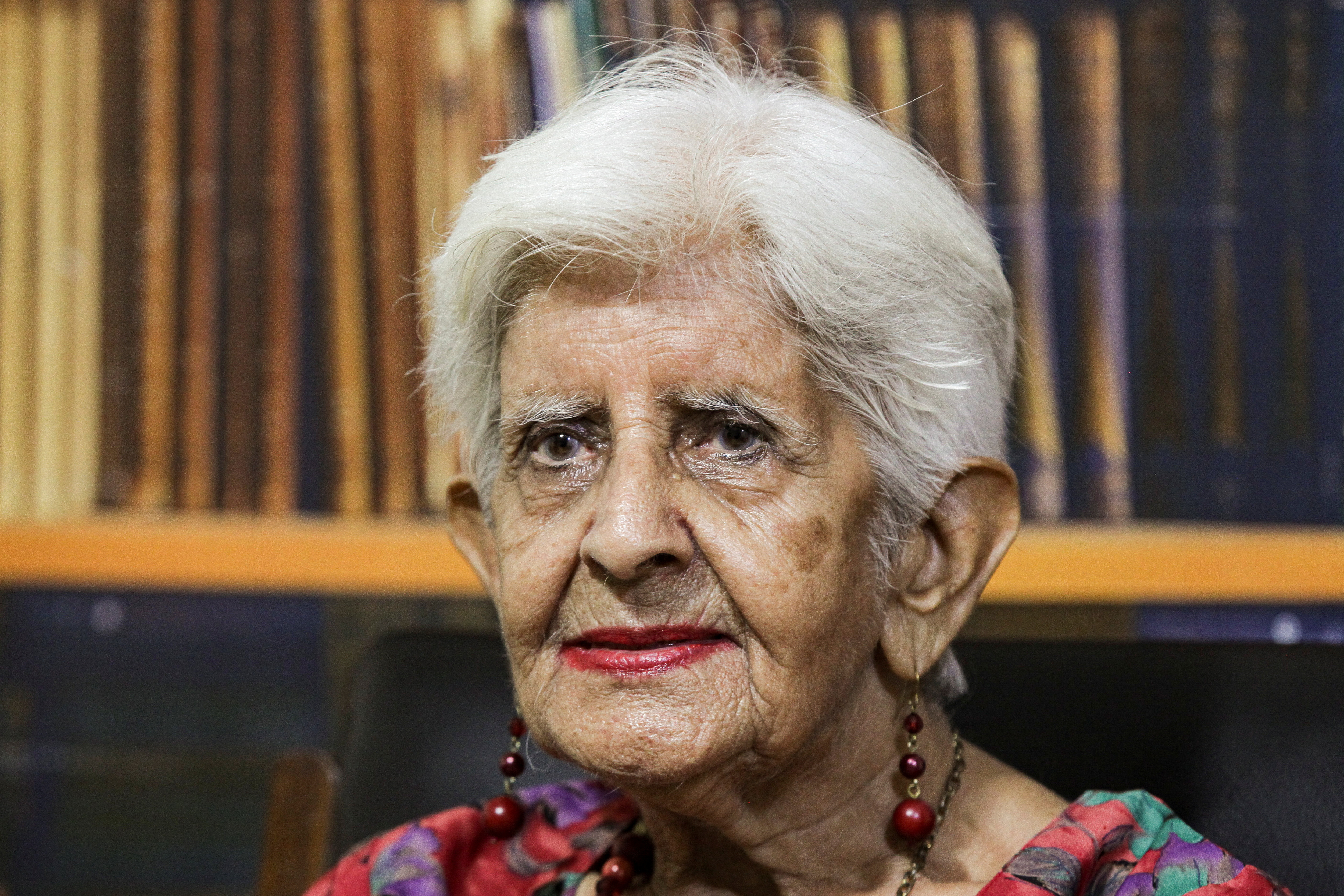 Reena Varma speaks during an interview with the Reuters news agency in Lahore