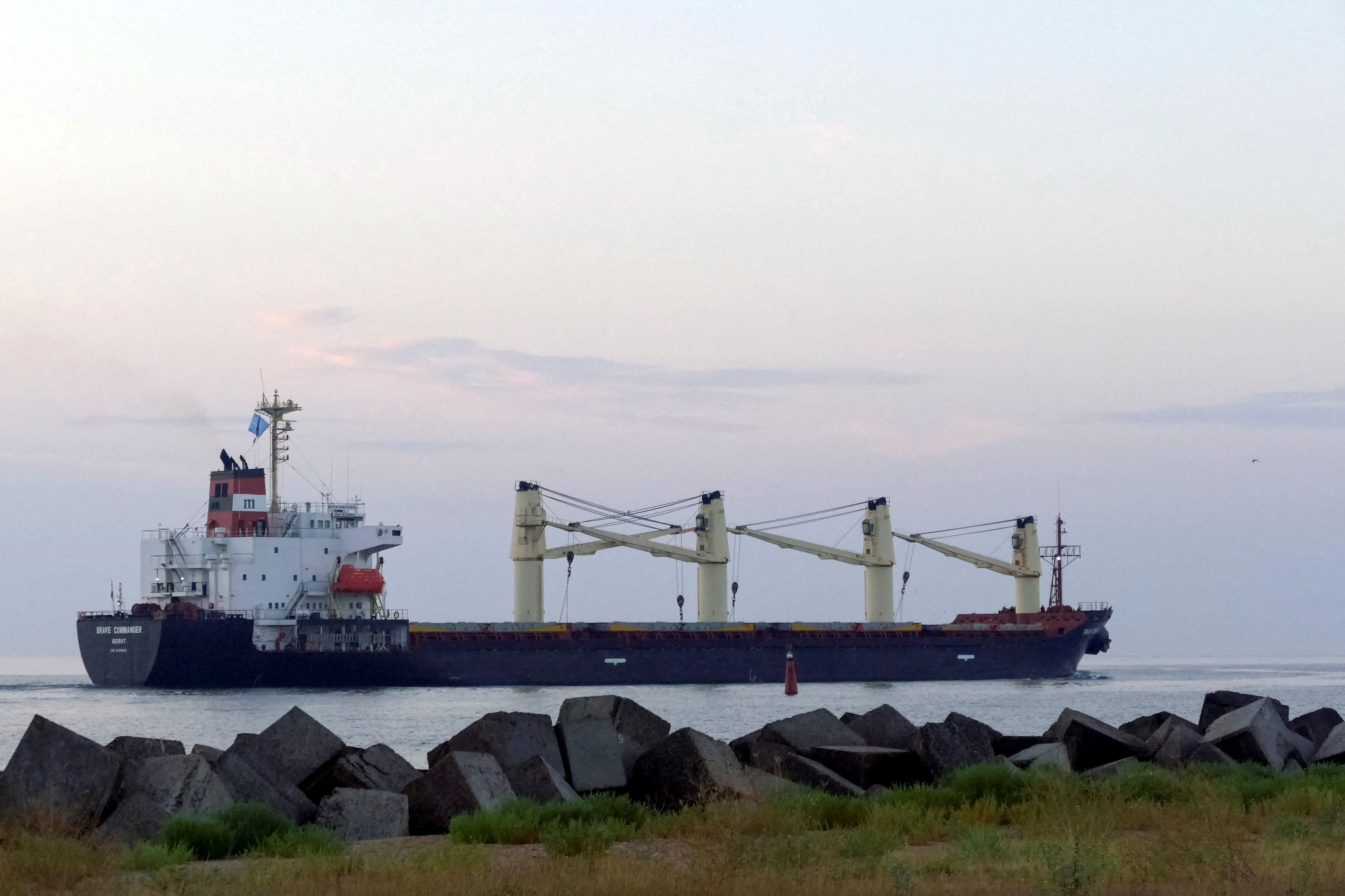 The bulk carrier Brave Commander ship