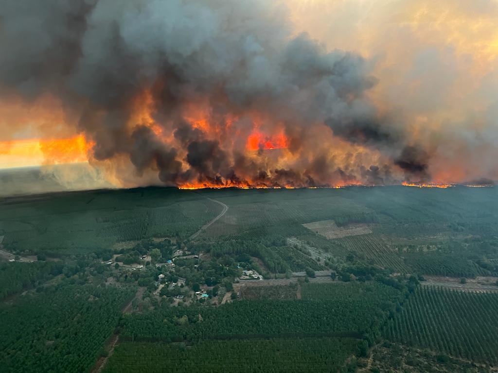 France is struggling with successive heatwaves and its worst drought on record [SDIS 33 Service Audiovisuel via AP]