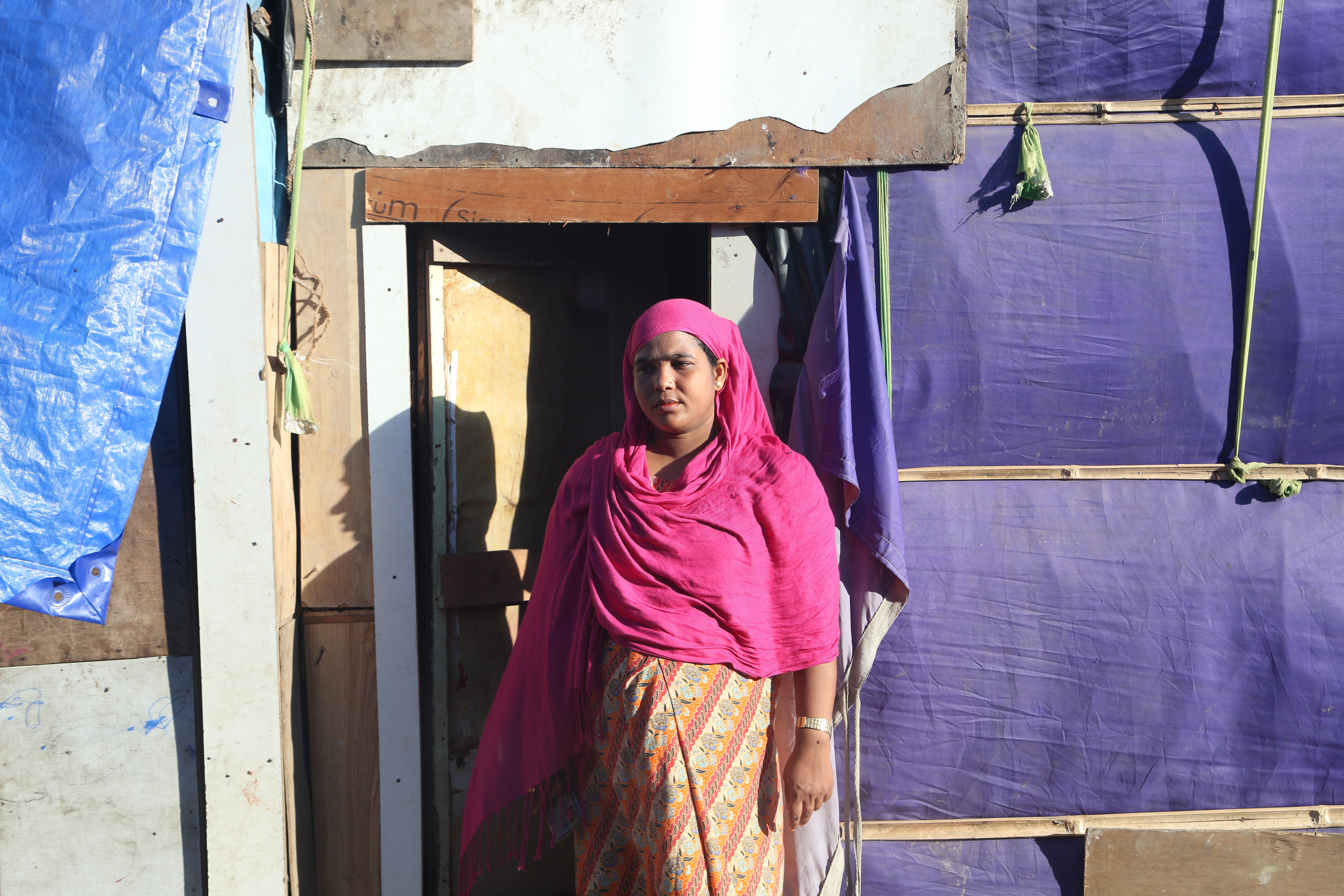 Minara (30) is one of the estimated 1,100 Rohingya refugees in New Delhi