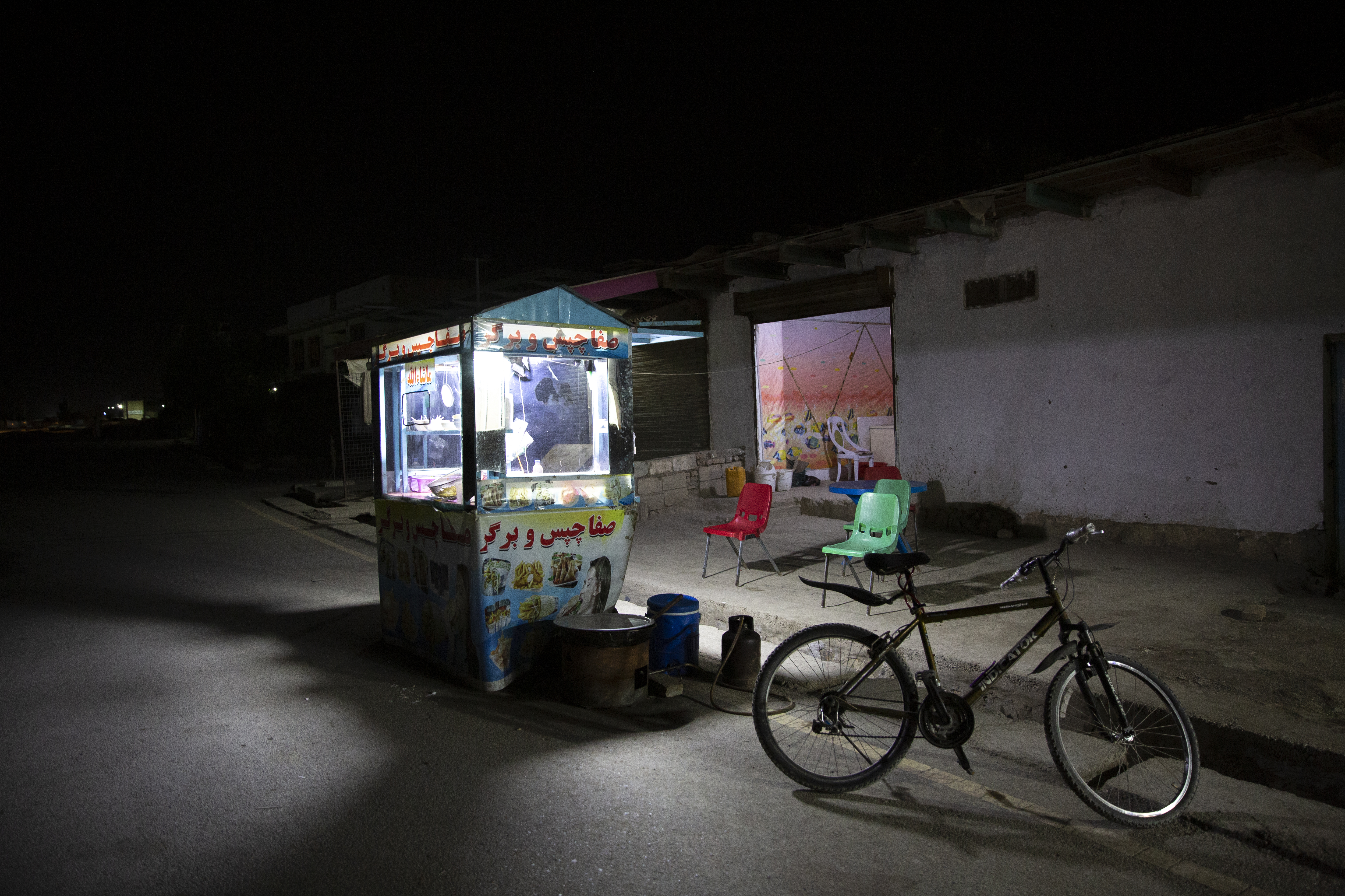 Slow night in Khost