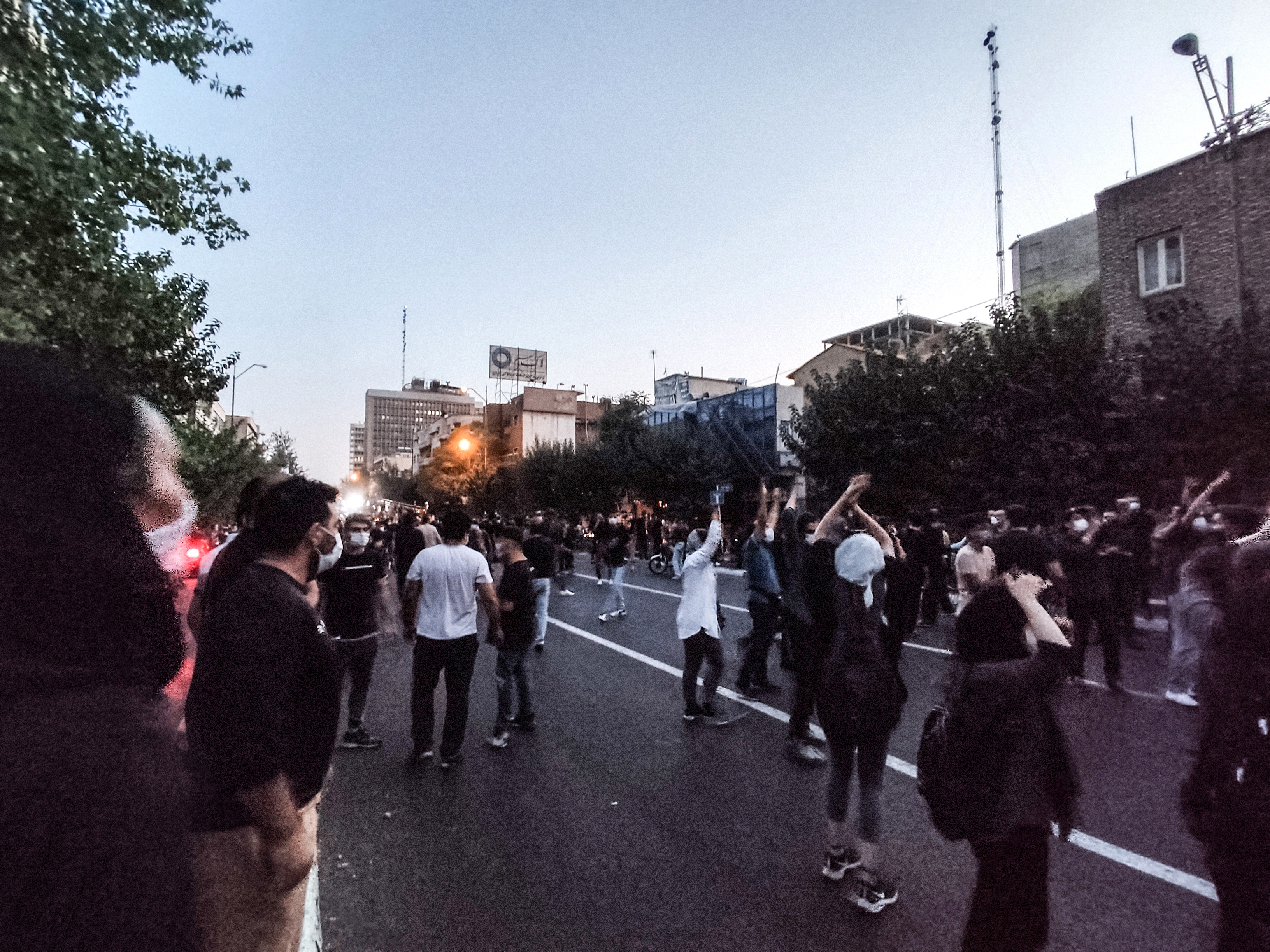 Protestors in Iran