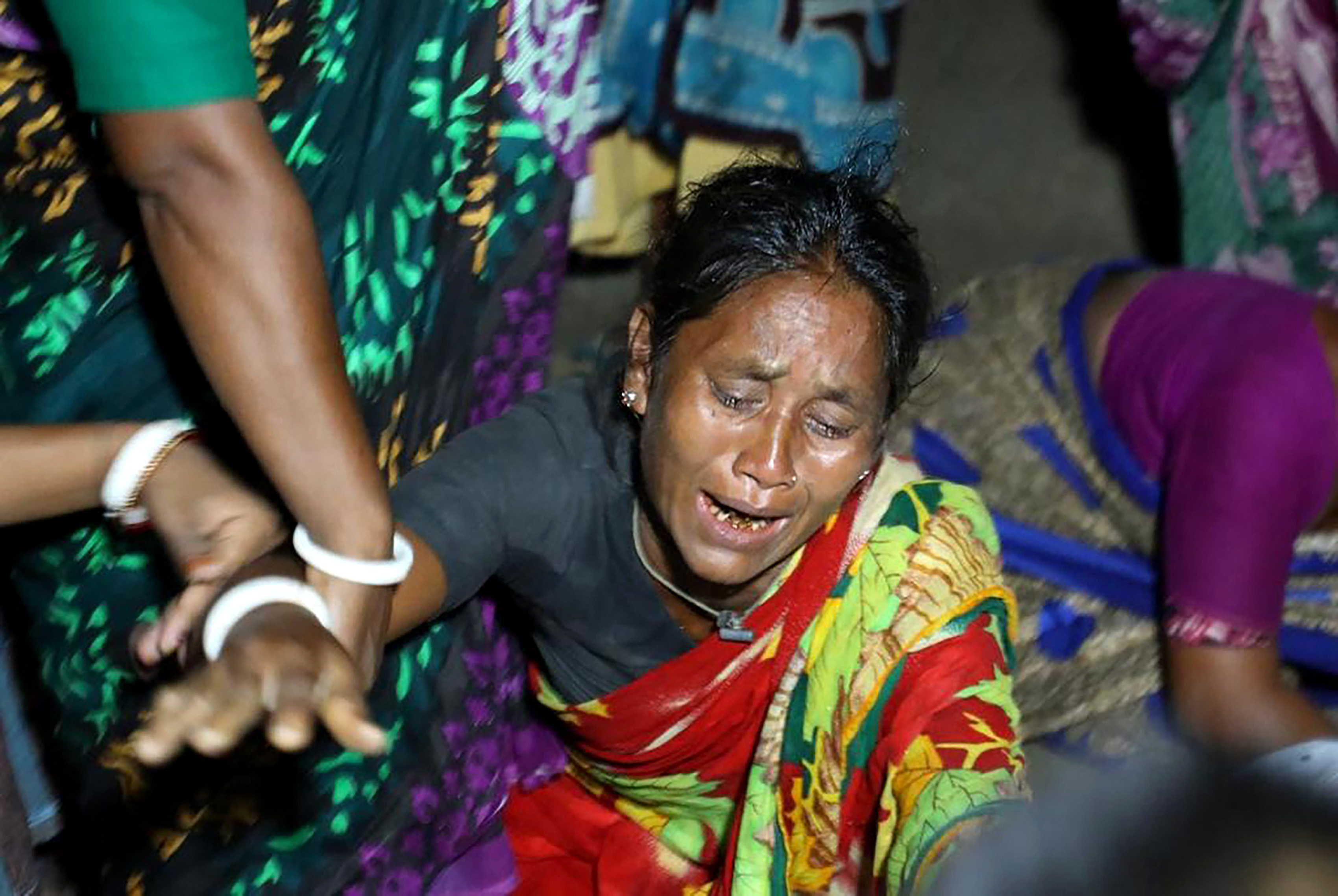A relative of a victim who died after a boat capsized in river Karotoa