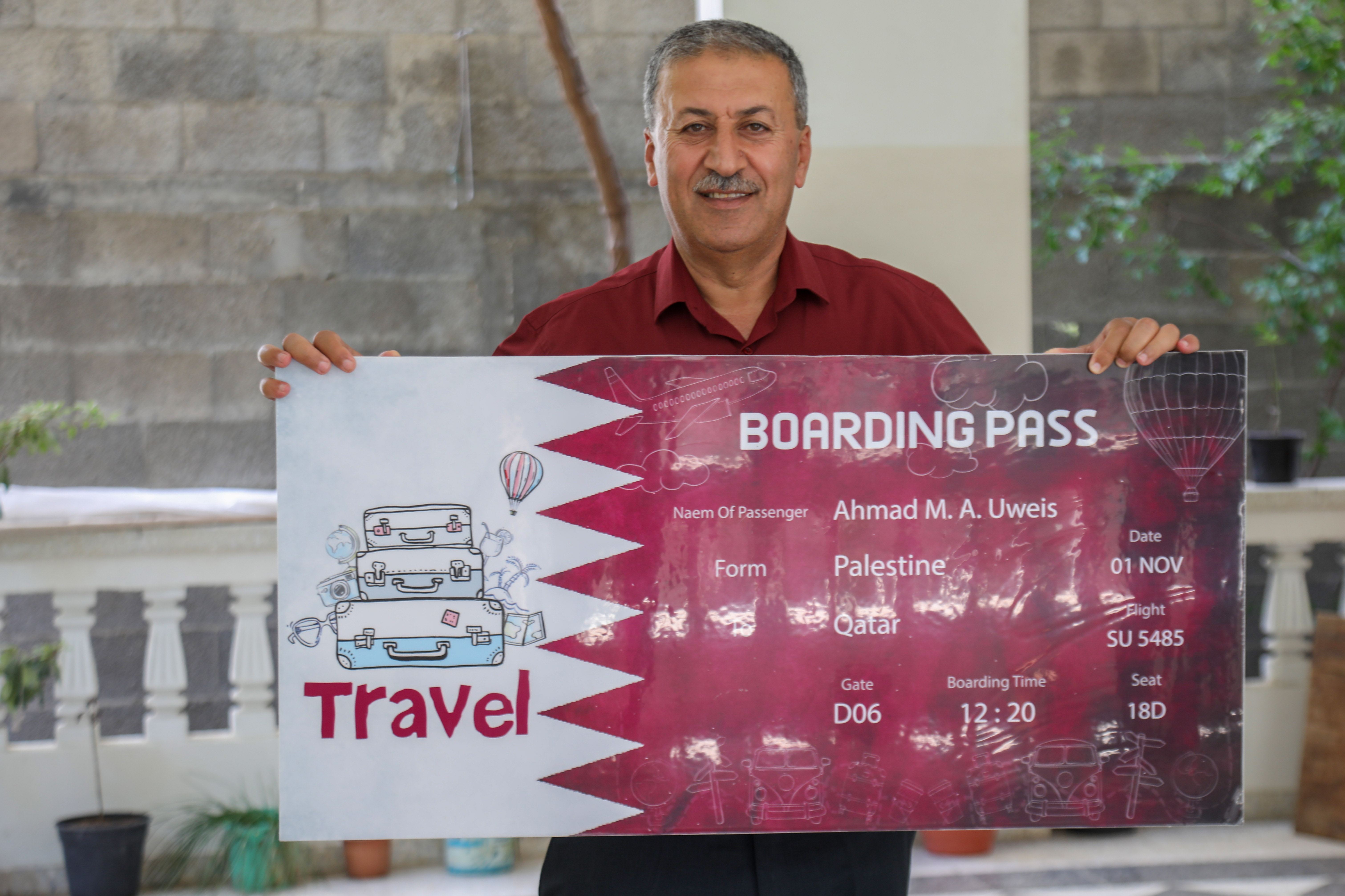 Retired school principal Ahmed Owais will be travelling to Qatar for the World Cup