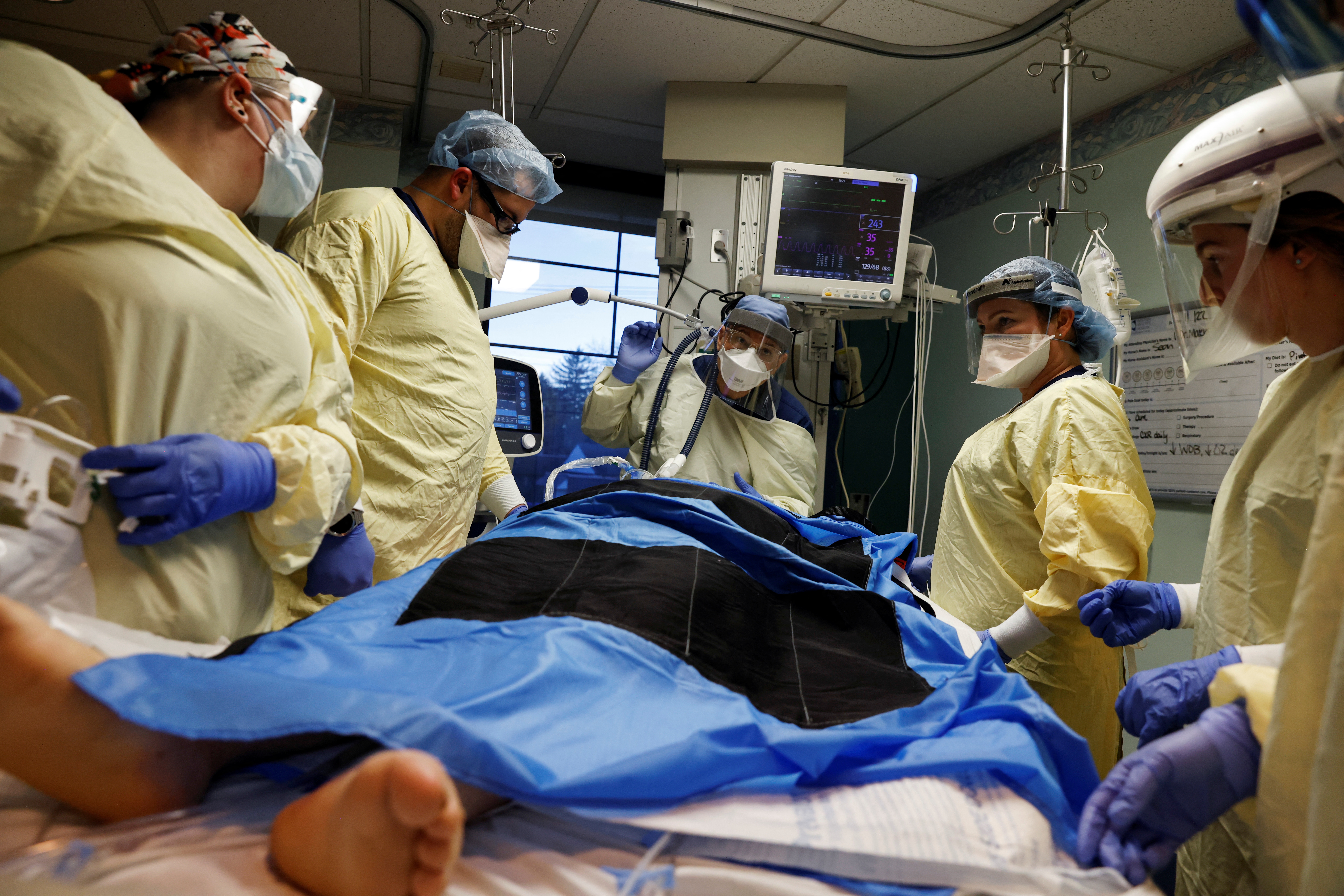 Covid patient in US