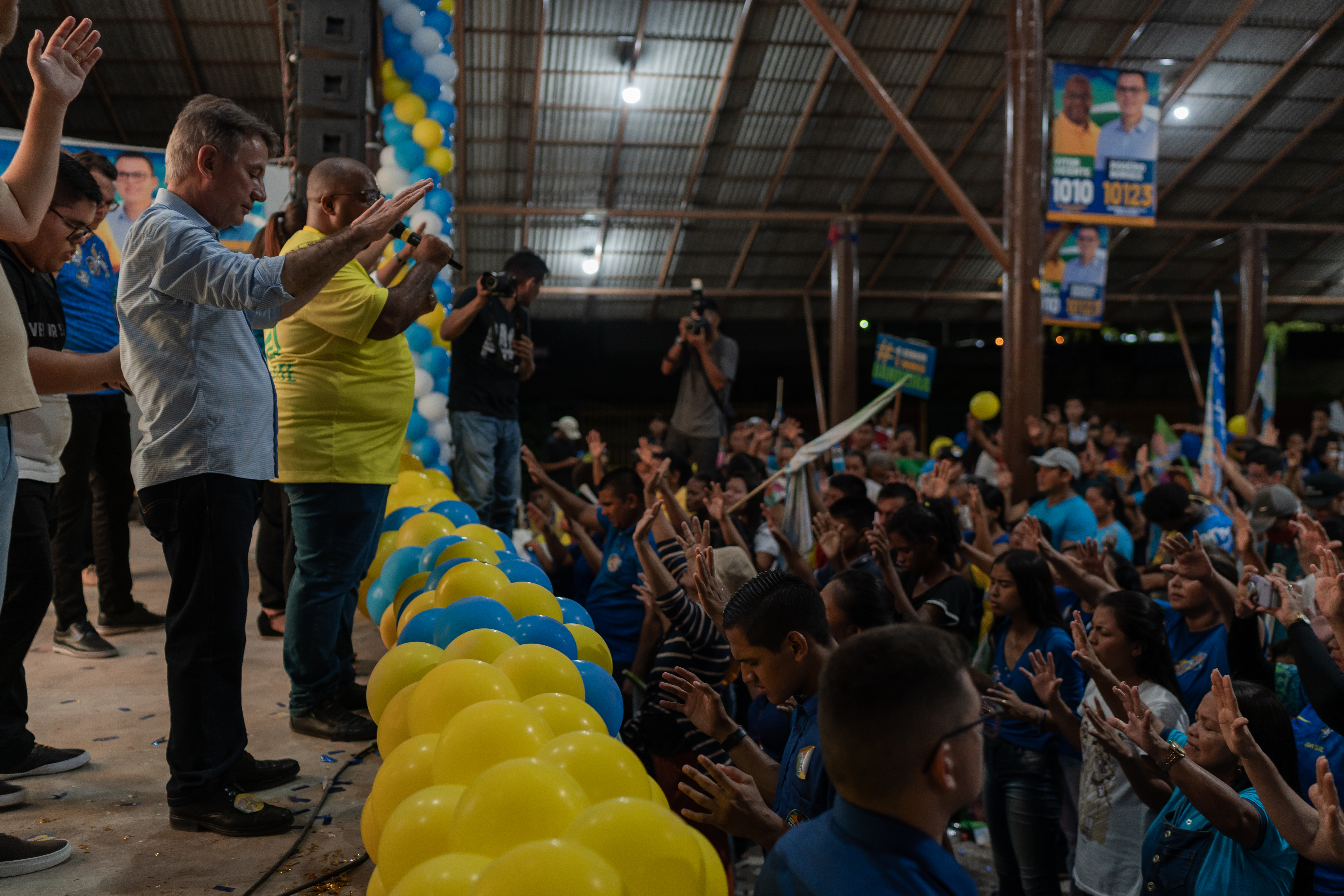 Campaign event for Antonio Denarium