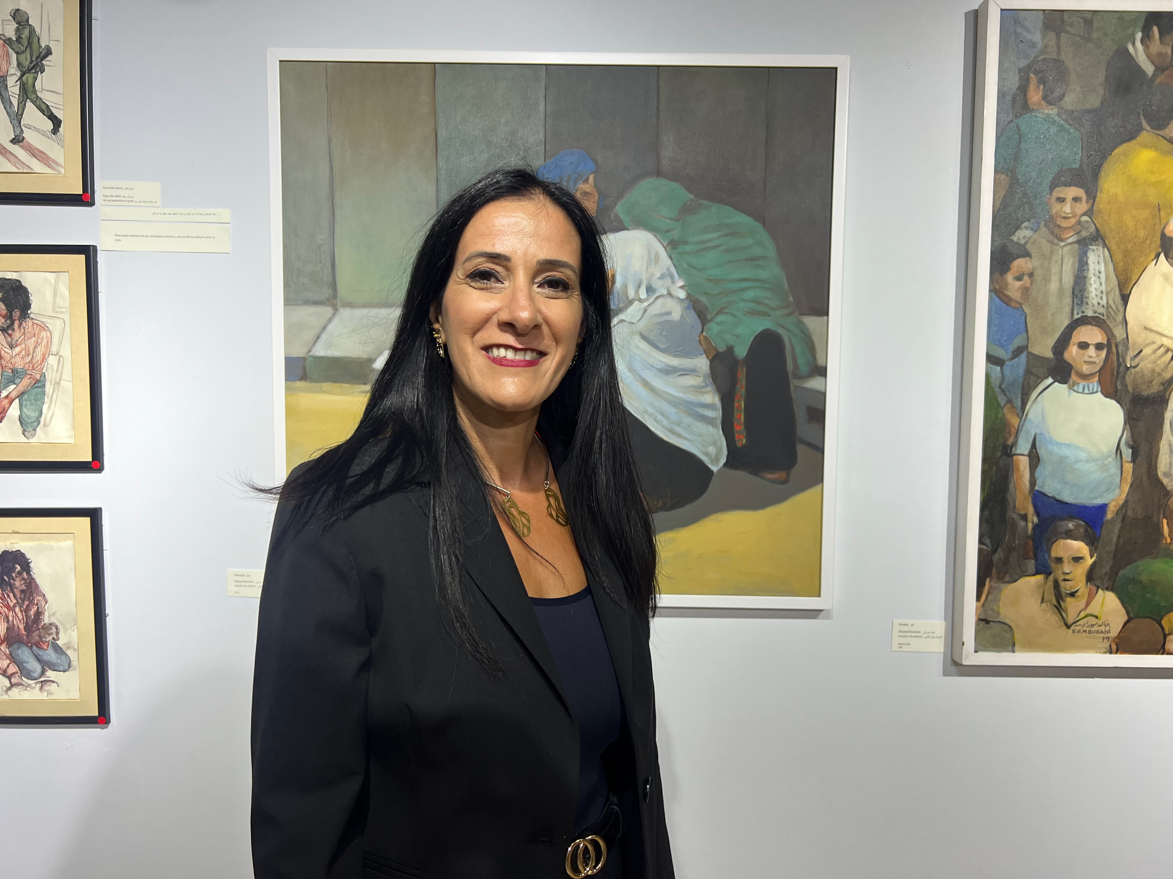 Rania Elias, the director of the Yabous cultural centre in occupied East Jerusalem