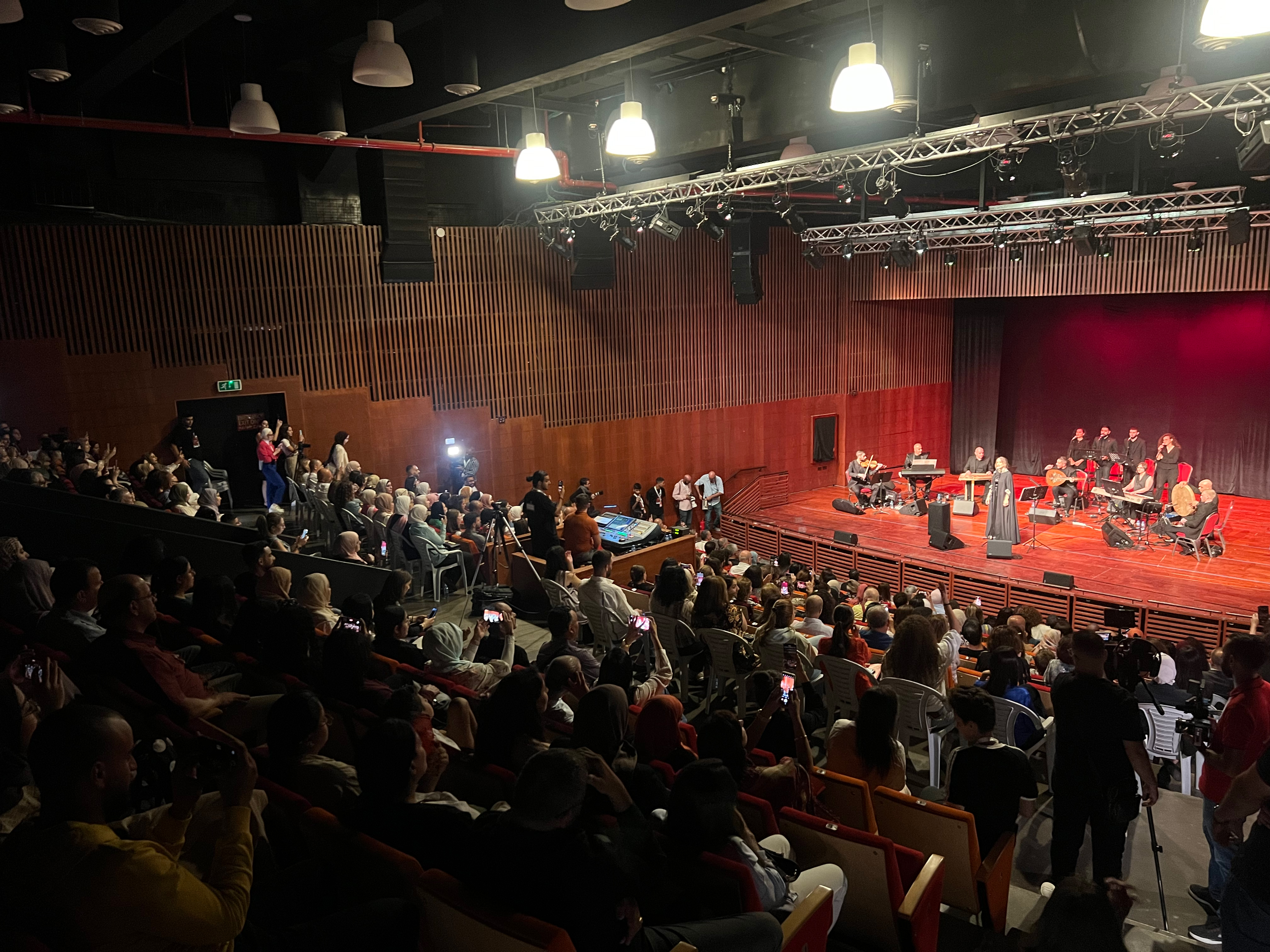The opening night featured Palestinian singer Dalal Abu Amneh from Nazareth