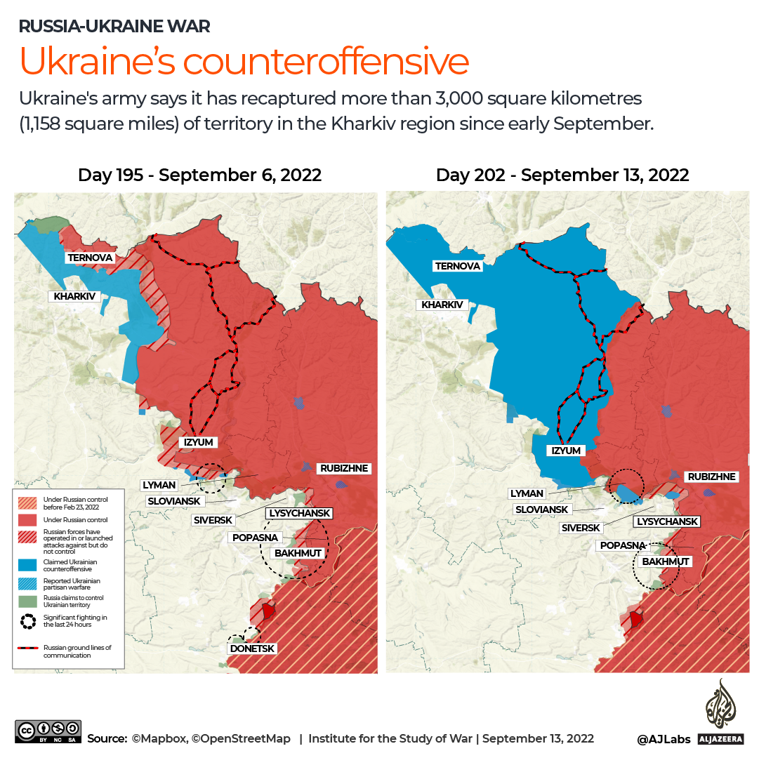 Kharkiv area maps