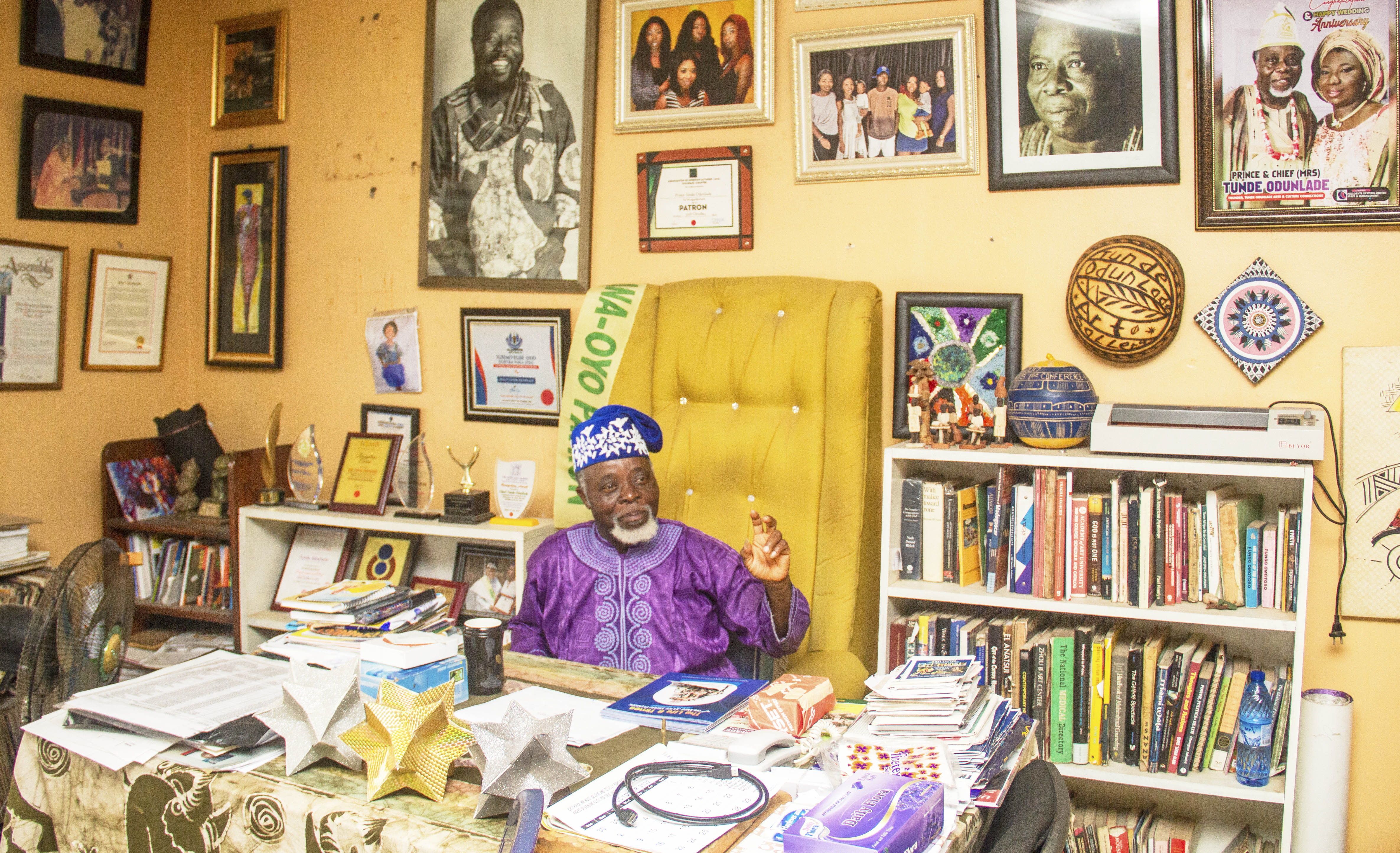 ‘Lagos became the commercial hub of the country, and it was easy for art to flow there,’ Tunde Odunlade said
