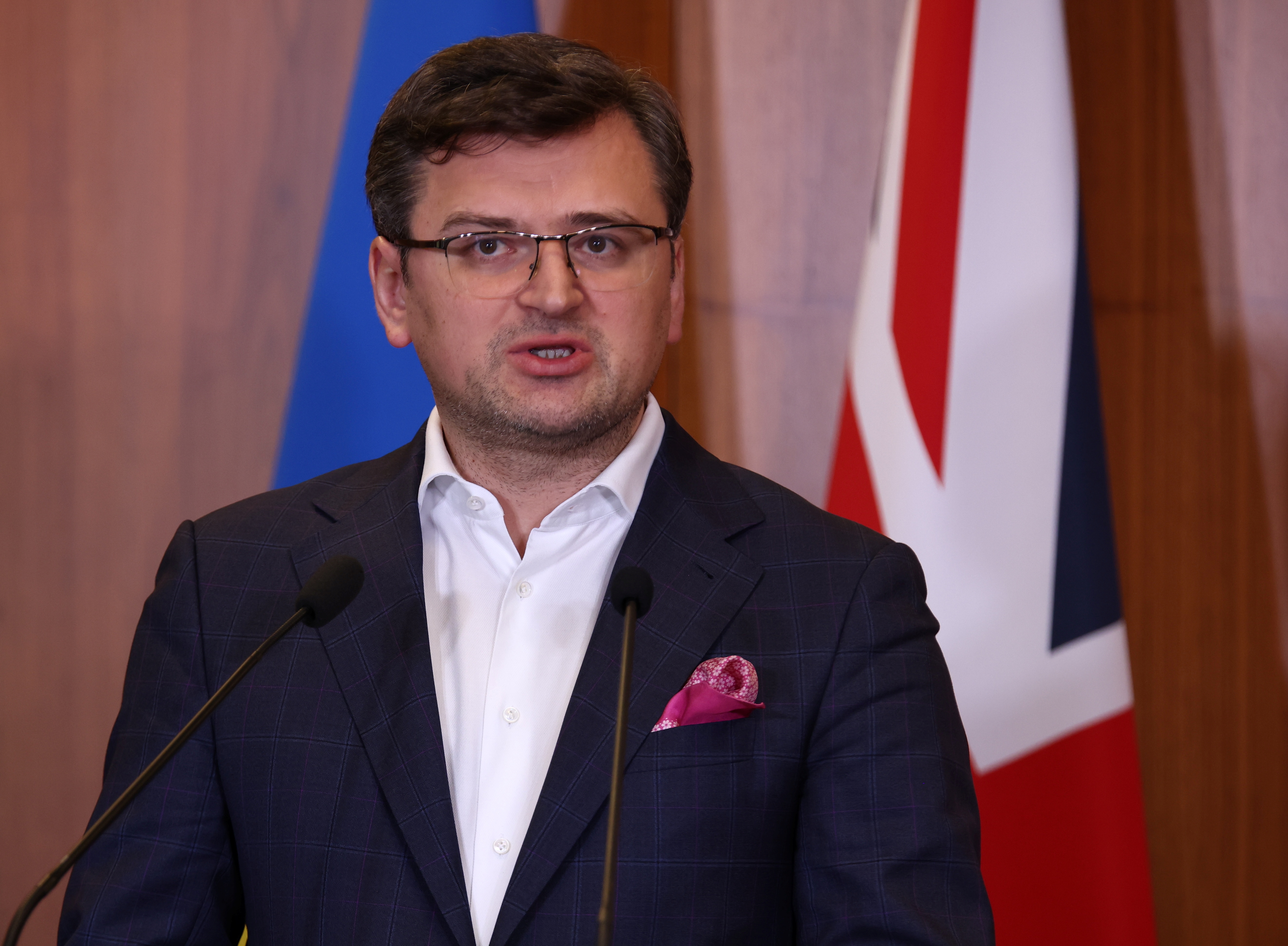 Ukrainian Foreign Minister Dmytro Kuleba