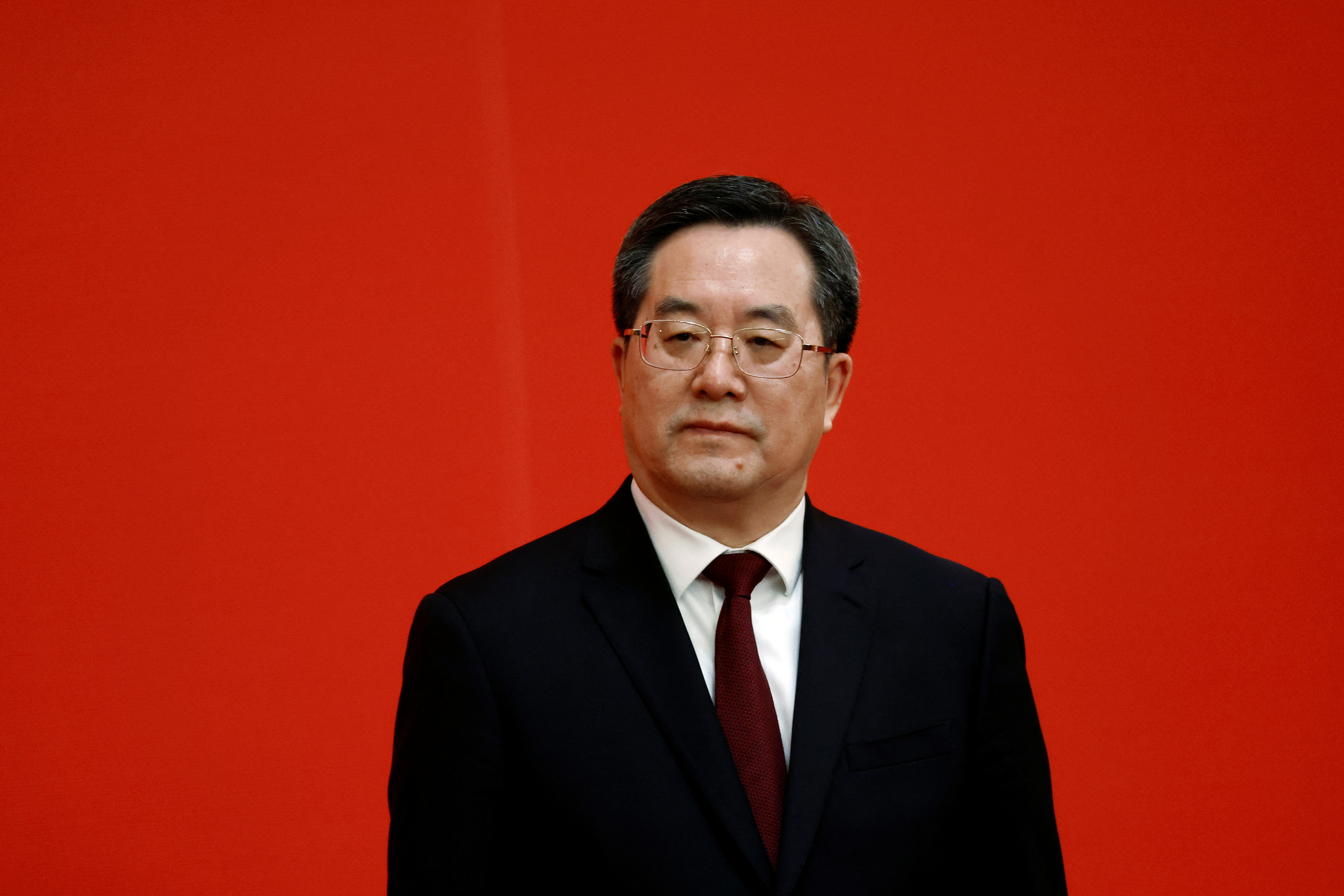 New Politburo Standing Committee member Ding Xuexiang meets the media following the 20th National Congress of the Communist Party of China