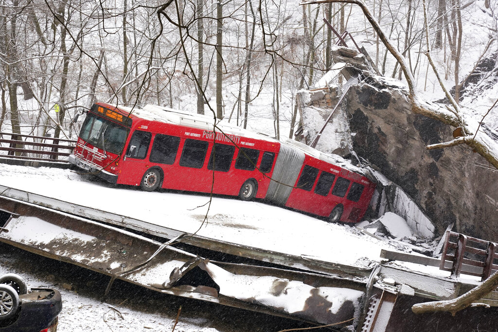 The Fern Hollow Bridge in Pittsburgh collapsed on January 28