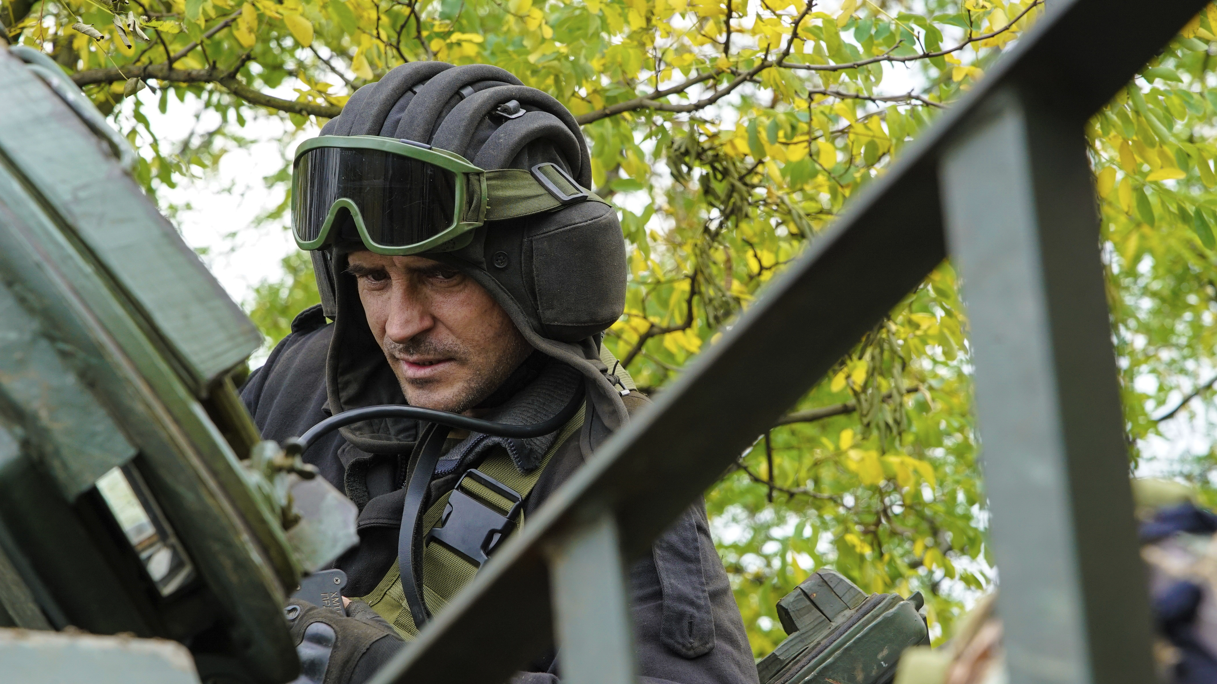 A Ukrainian serviceman