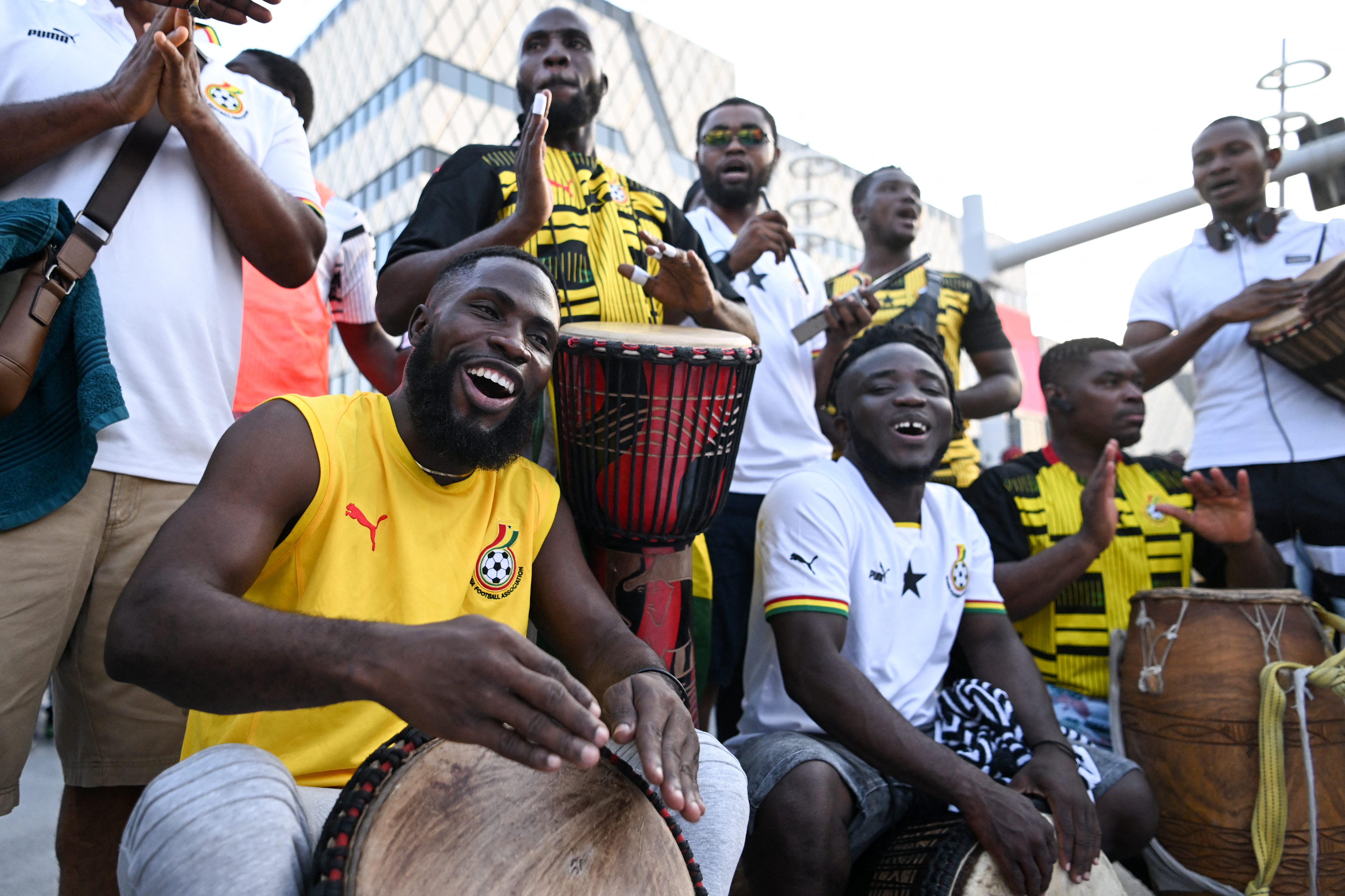 Ghana fans Qatar