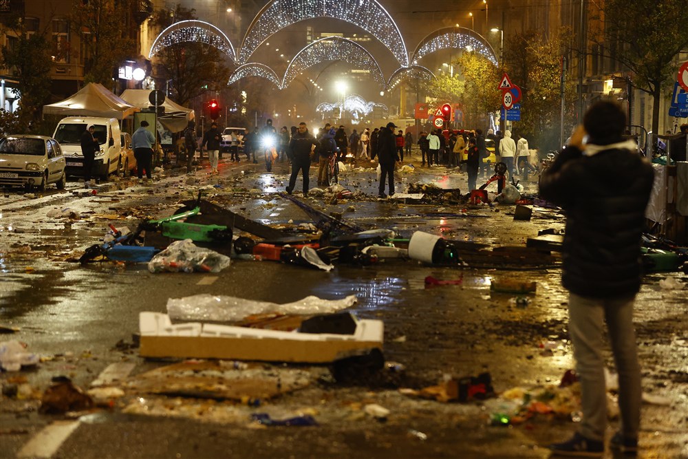 Clashes in Brussels