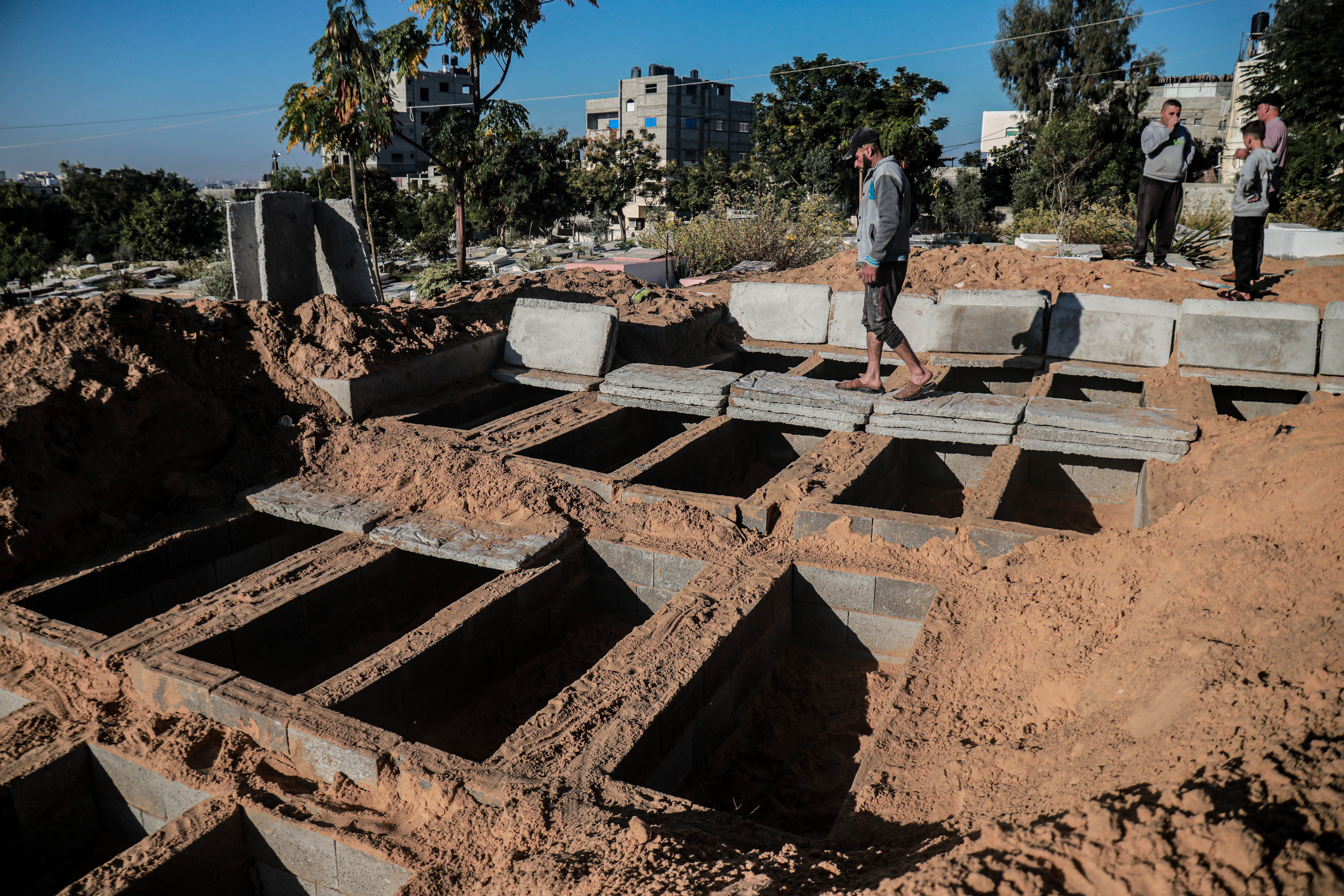 Graves of victims