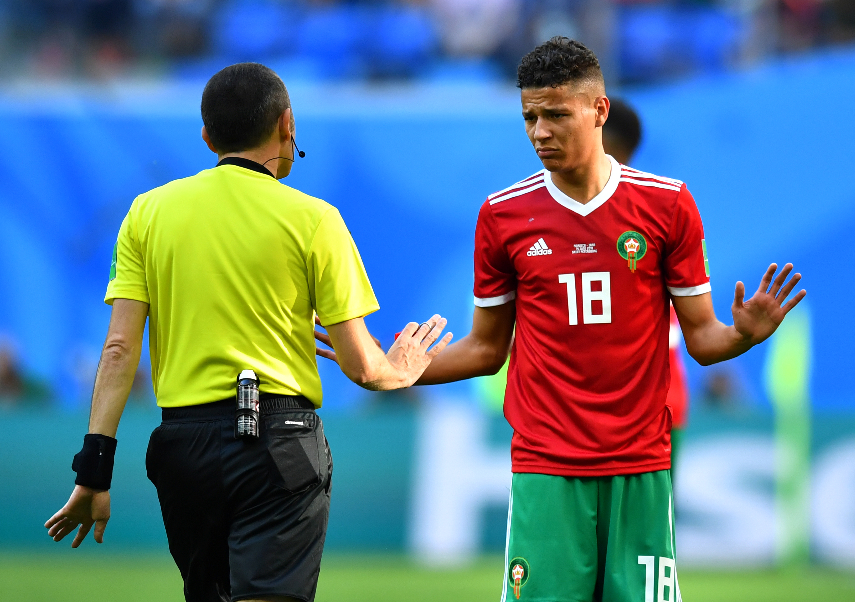 Amine Harit took part in the 2018 World Cup for Iran REUTERS/Dylan Martinez