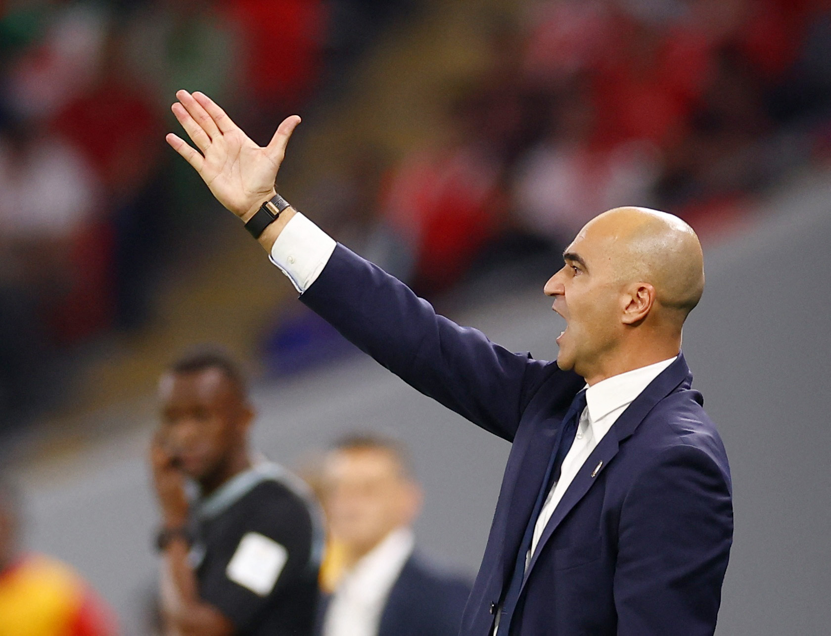 Belgium coach Roberto Martinez