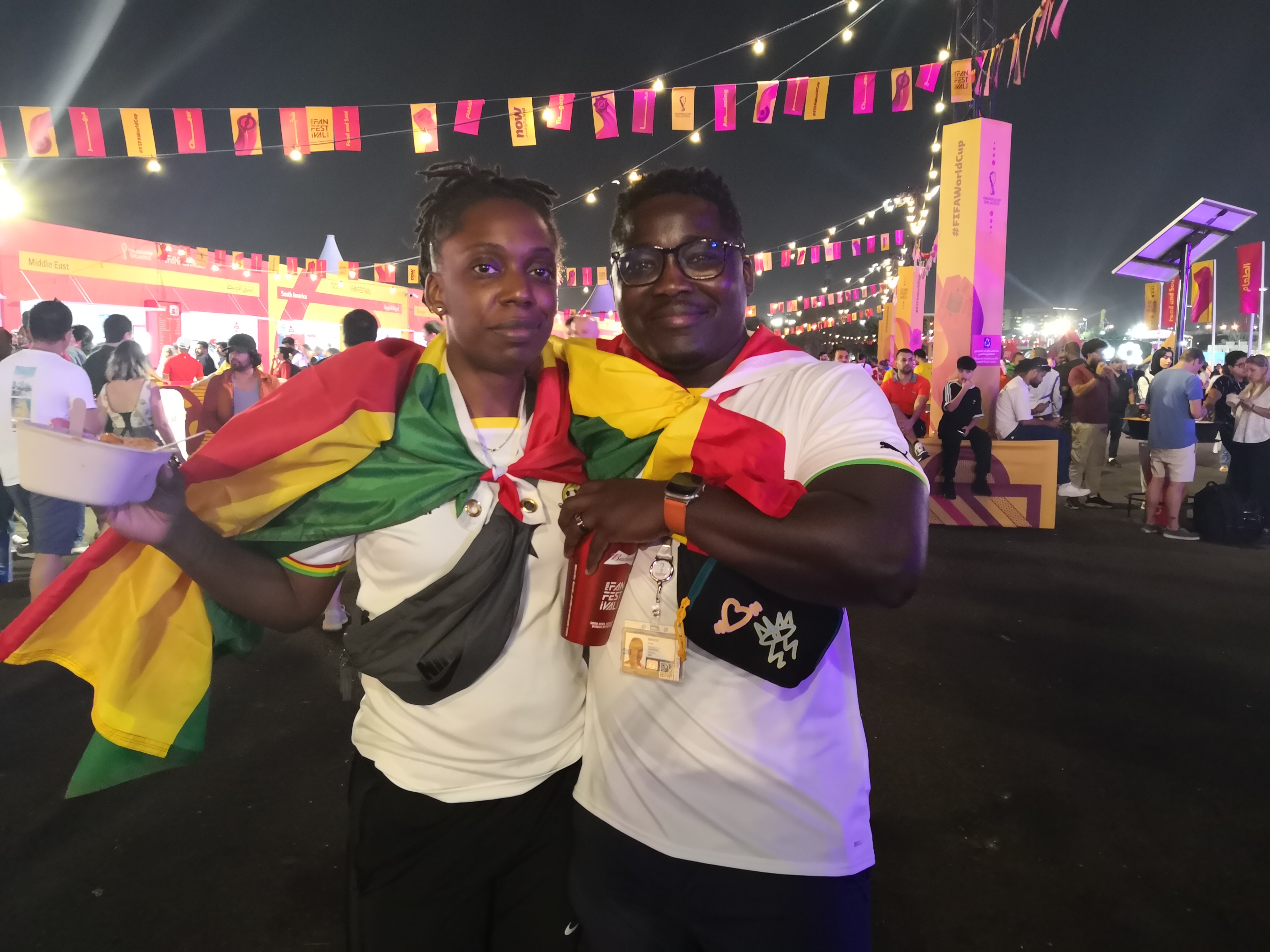 African fans