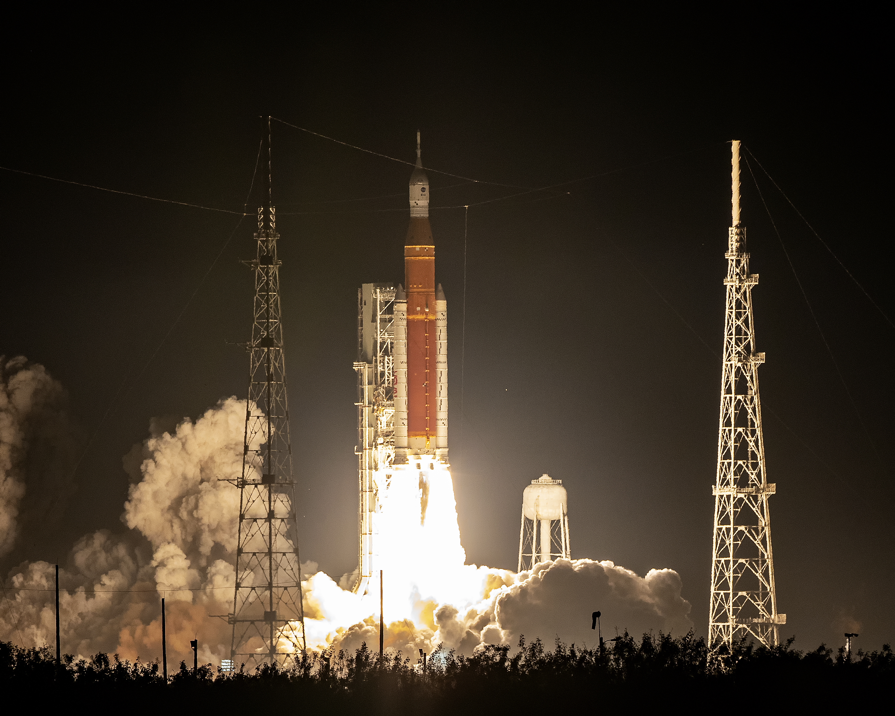 NASA’s Space Launch System (SLS) rocket blasts off from Cape Canaveral, Florida on November 16, 2022 as part of the Artemis programme