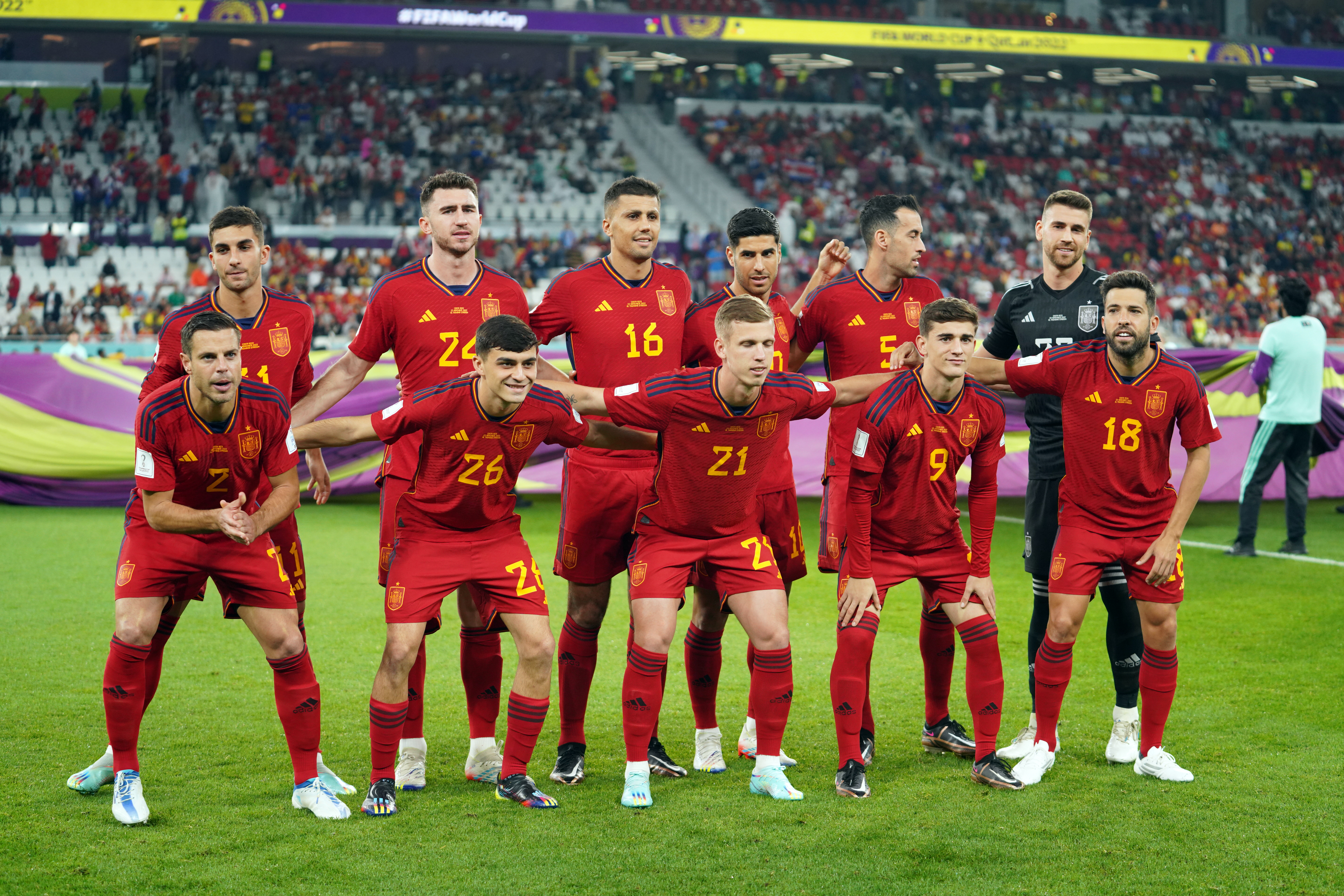 Spain vs Costa Rica