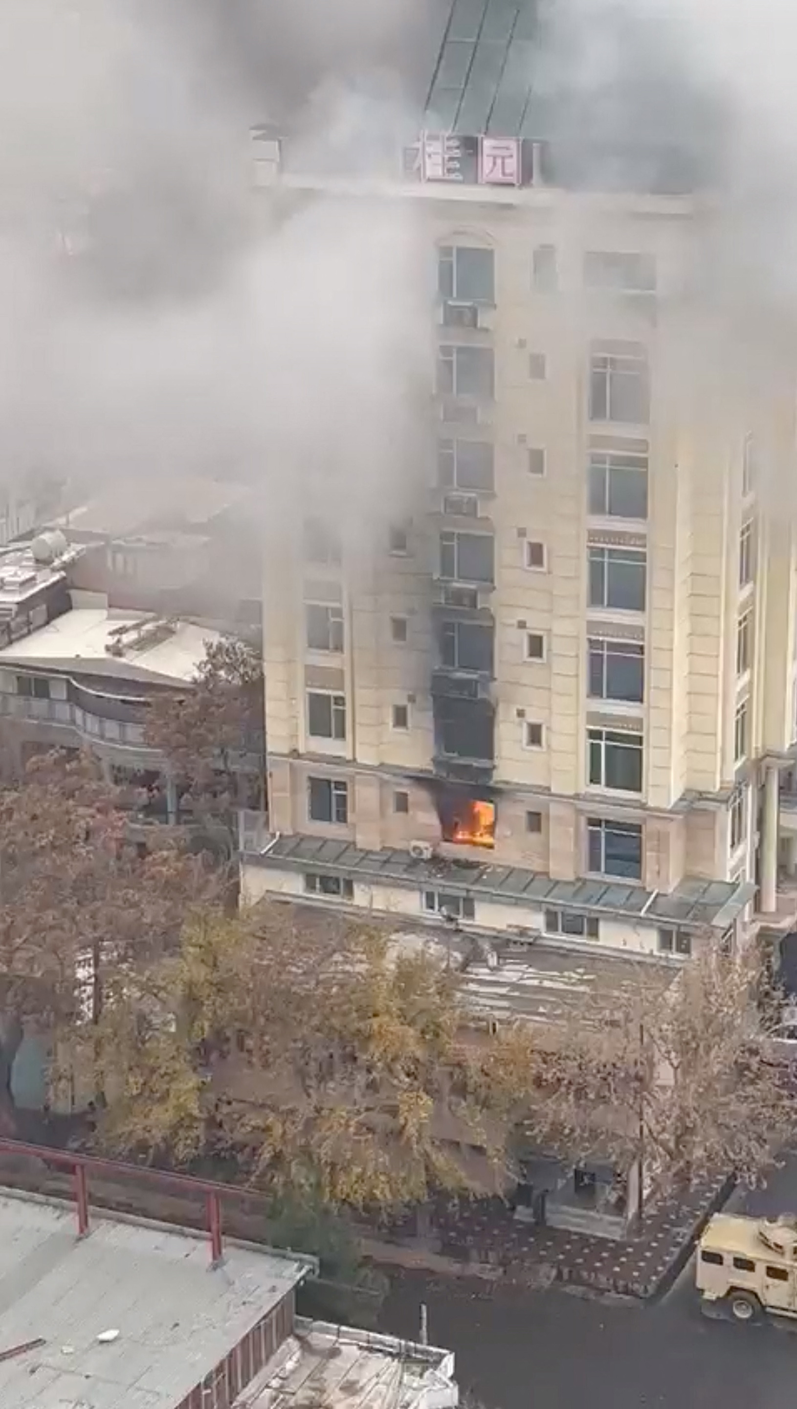 A view of the Kabul Longan Hotel in the Shahr-e-Naw neighbourhood of Kabul, Afghanistan [Reuters]
