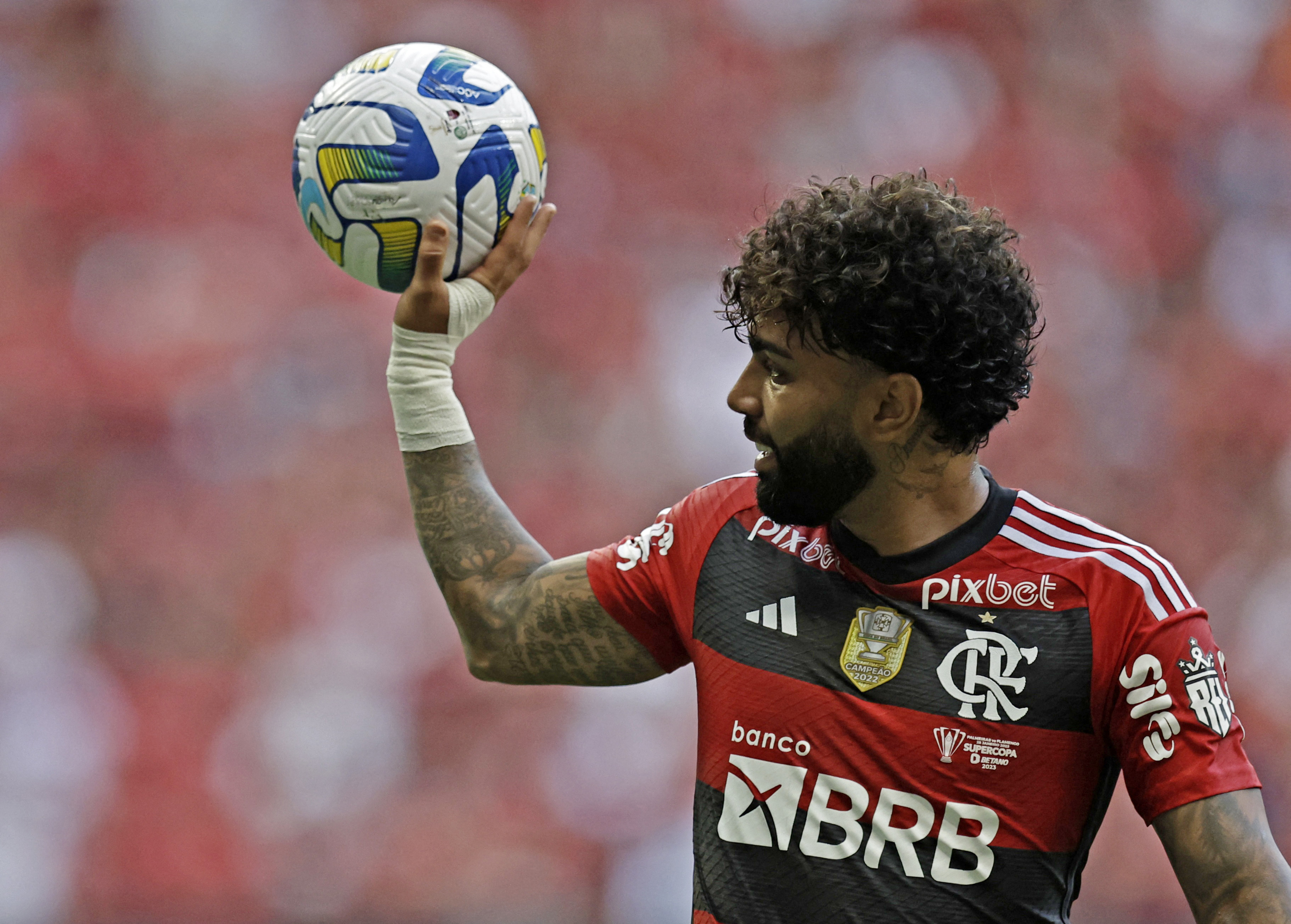 Flamengo forward Gabriel Barbosa will be hoping to fire his side to glory in Morocco