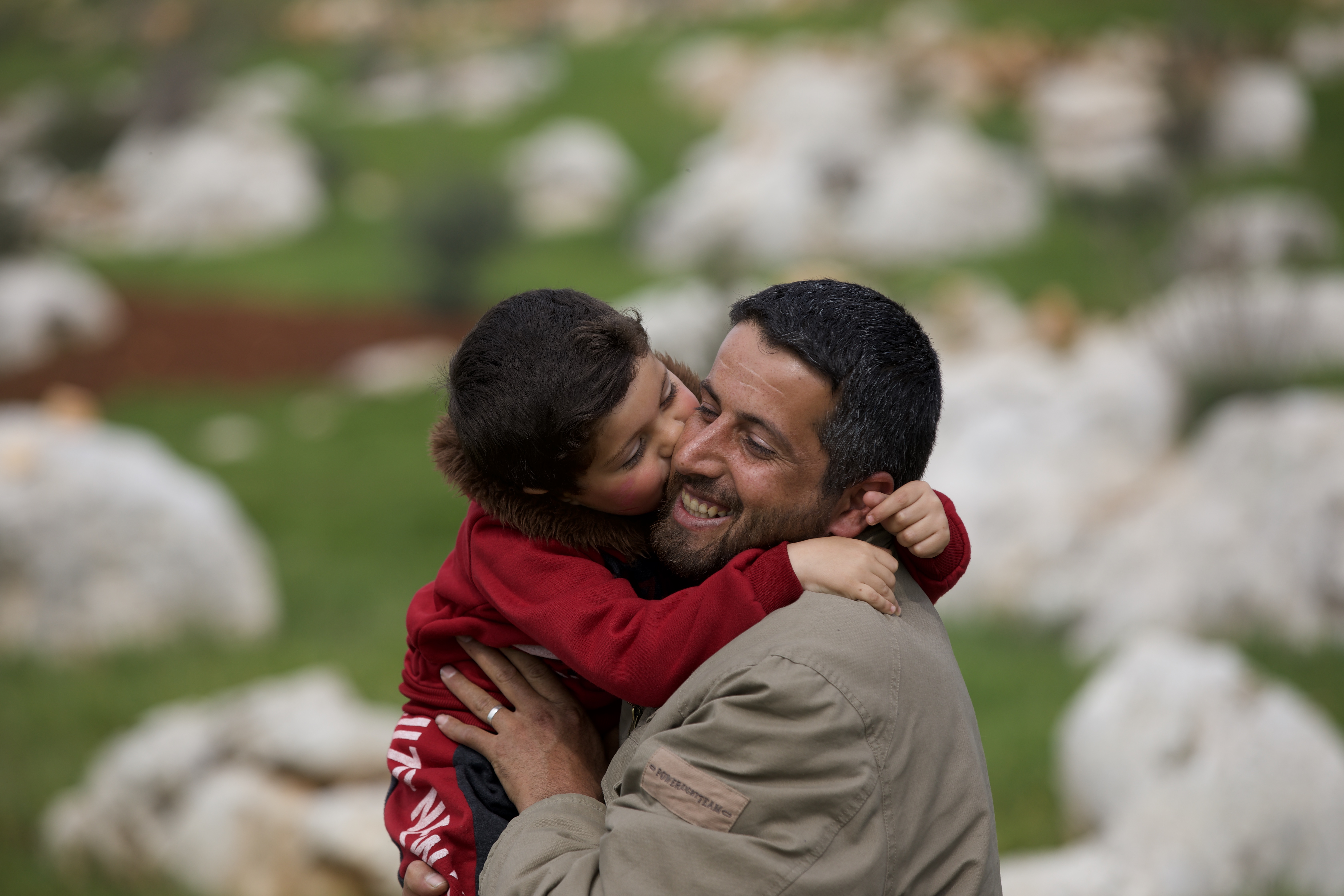Mustafa al-Sayed and his son, Zuheir