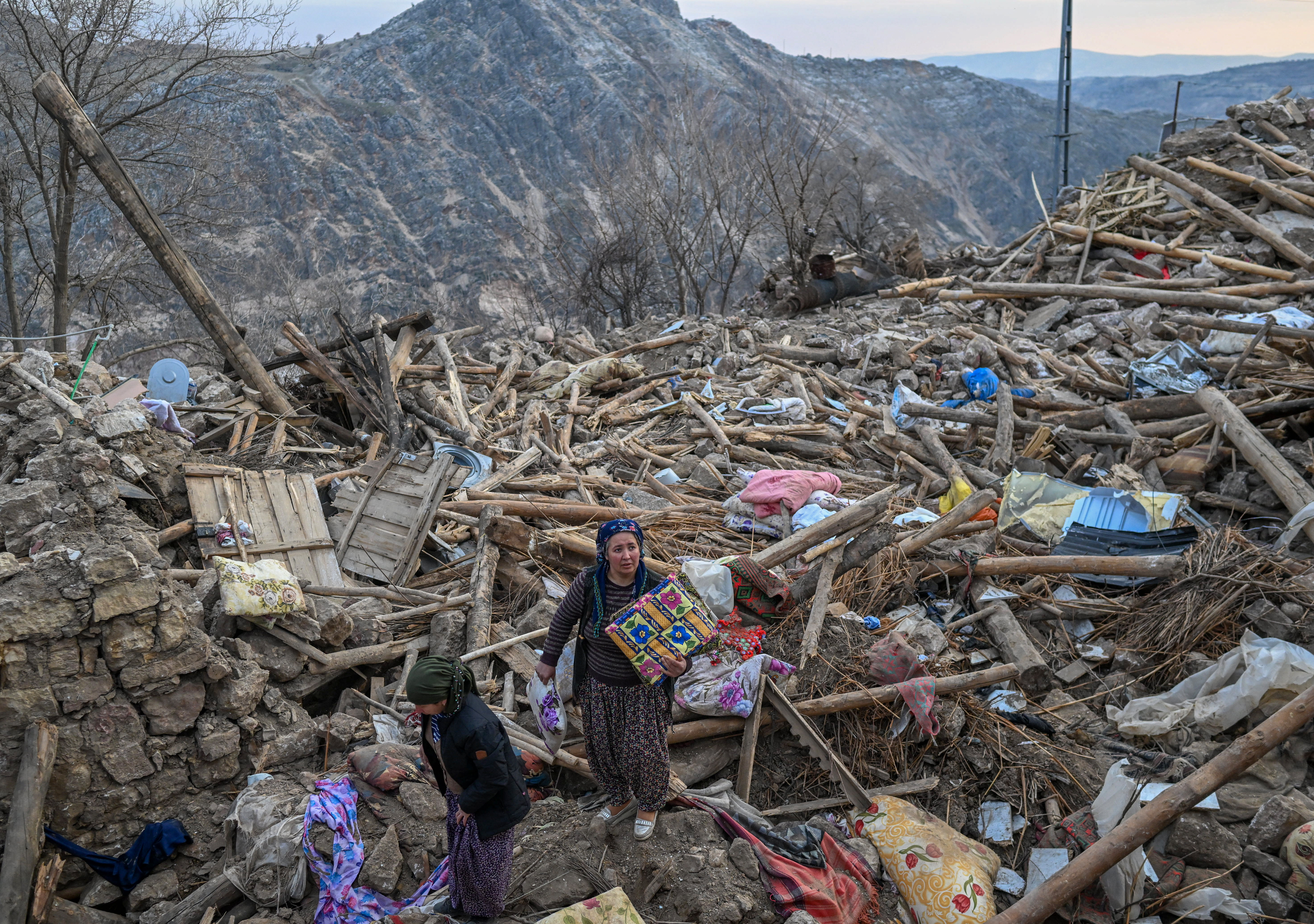 Aftermath of the earthquakes in Turkey