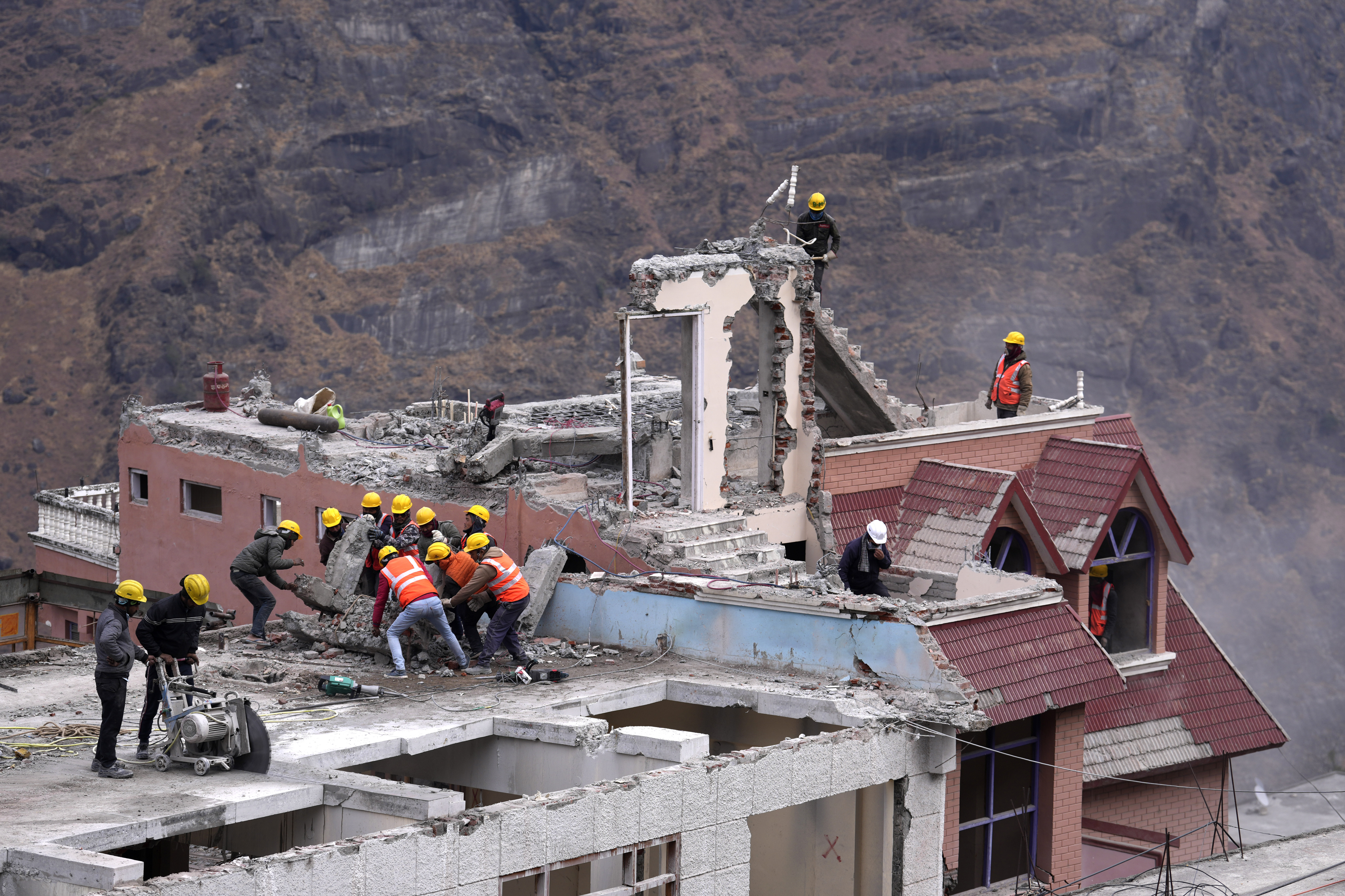 Joshimath, in India's Himalayan mountain state of Uttarakhand