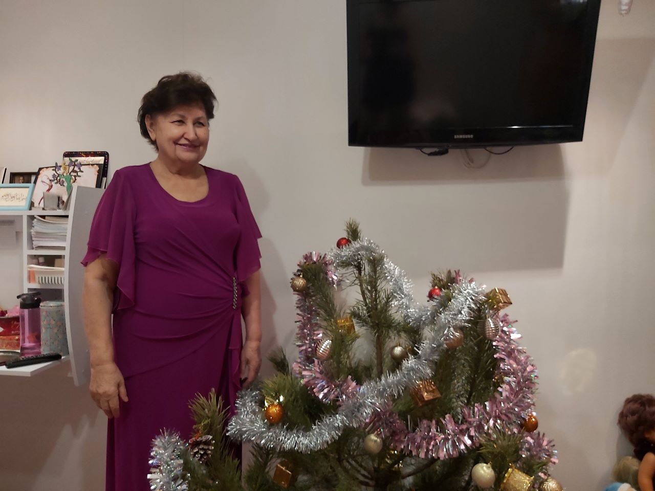 Abibe travelled from Kyiv to Warsaw for Christmas and New Year [Courtesy of Zakhida Adylova]