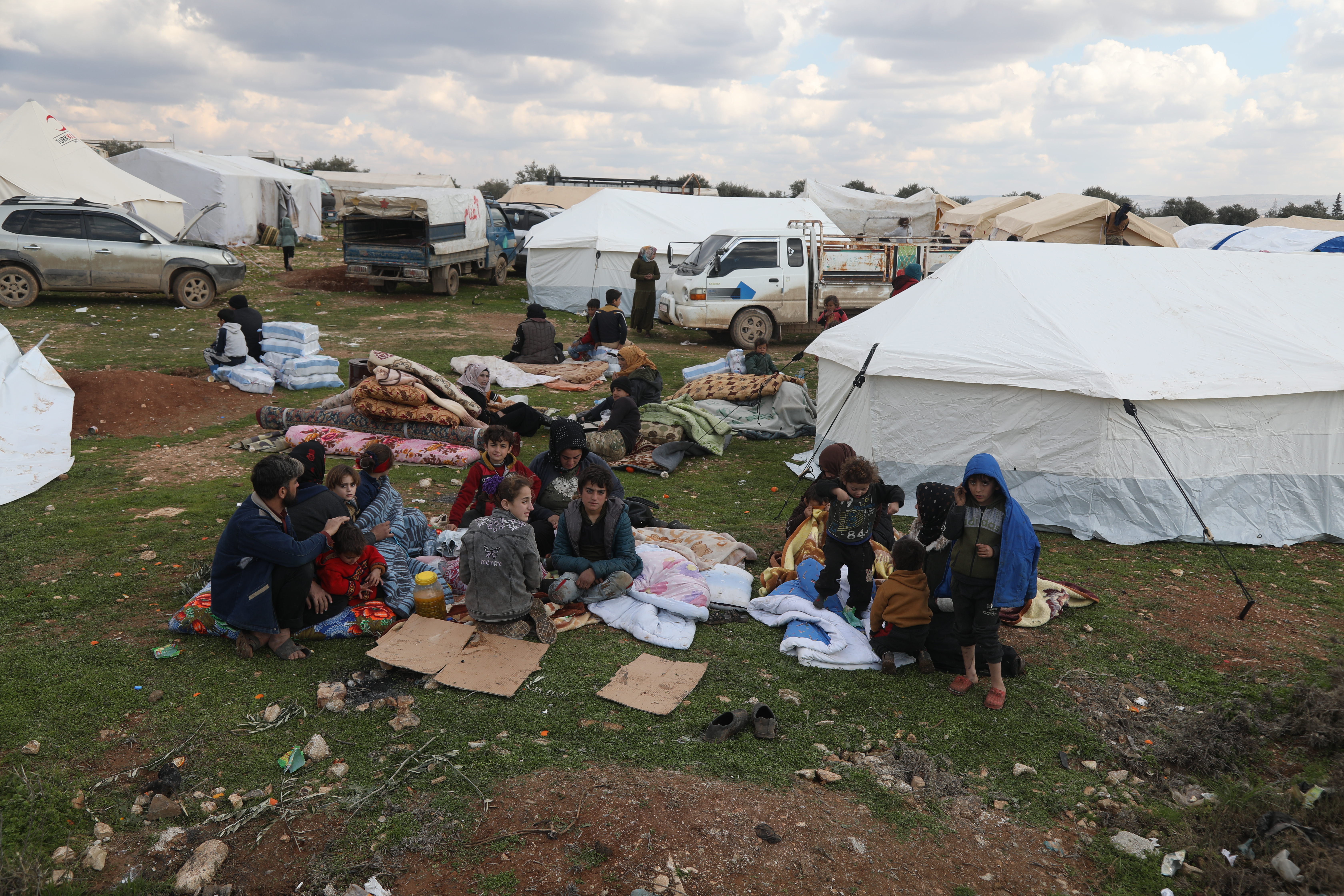 It took days after the earthquakes for the first humanitarian aid to come into northwestern Syria via Turkey