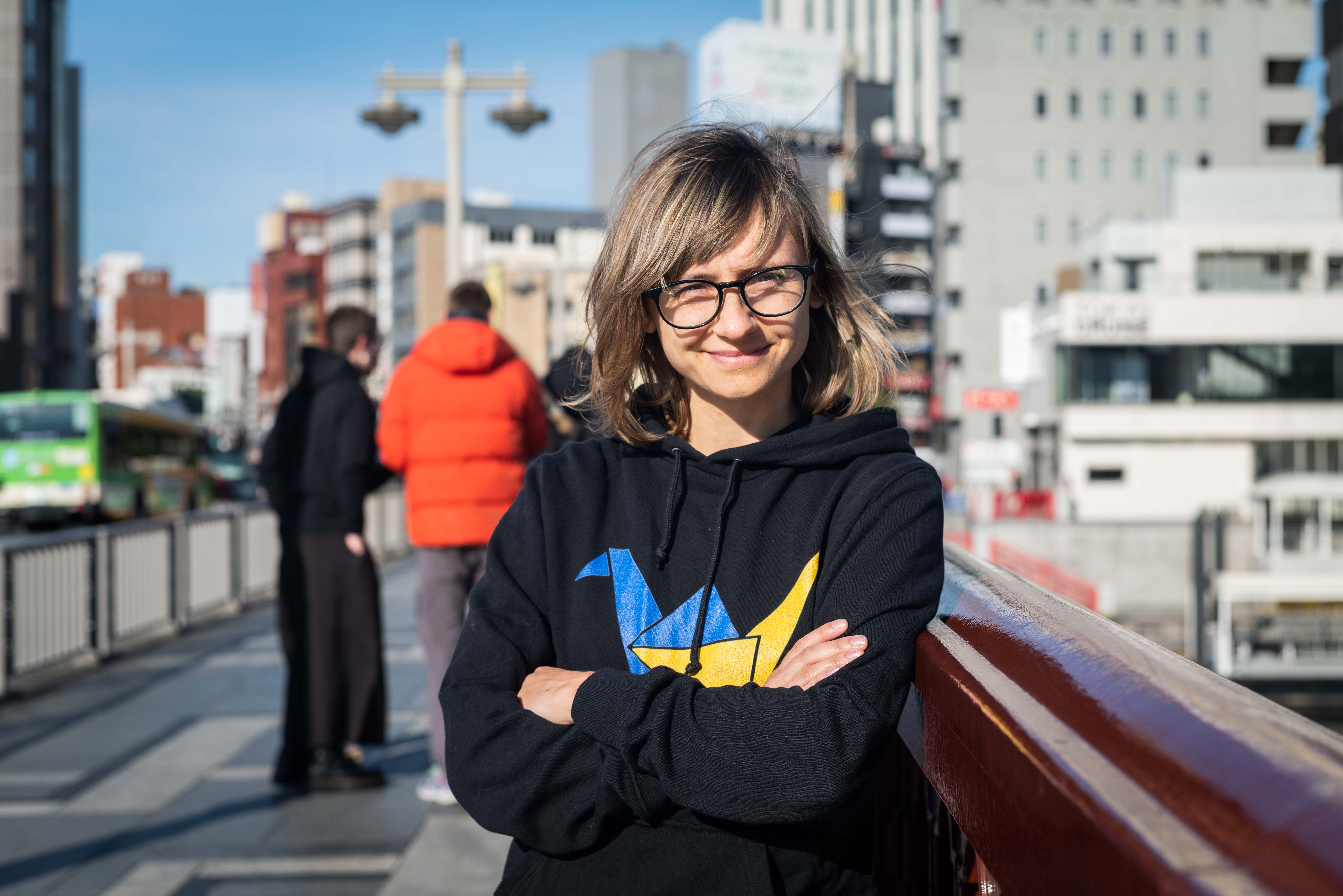Sasha Kaverina is helping displaced Ukrainians start a new life from scratch in Japan [Courtesy of Sasha Kaverina]